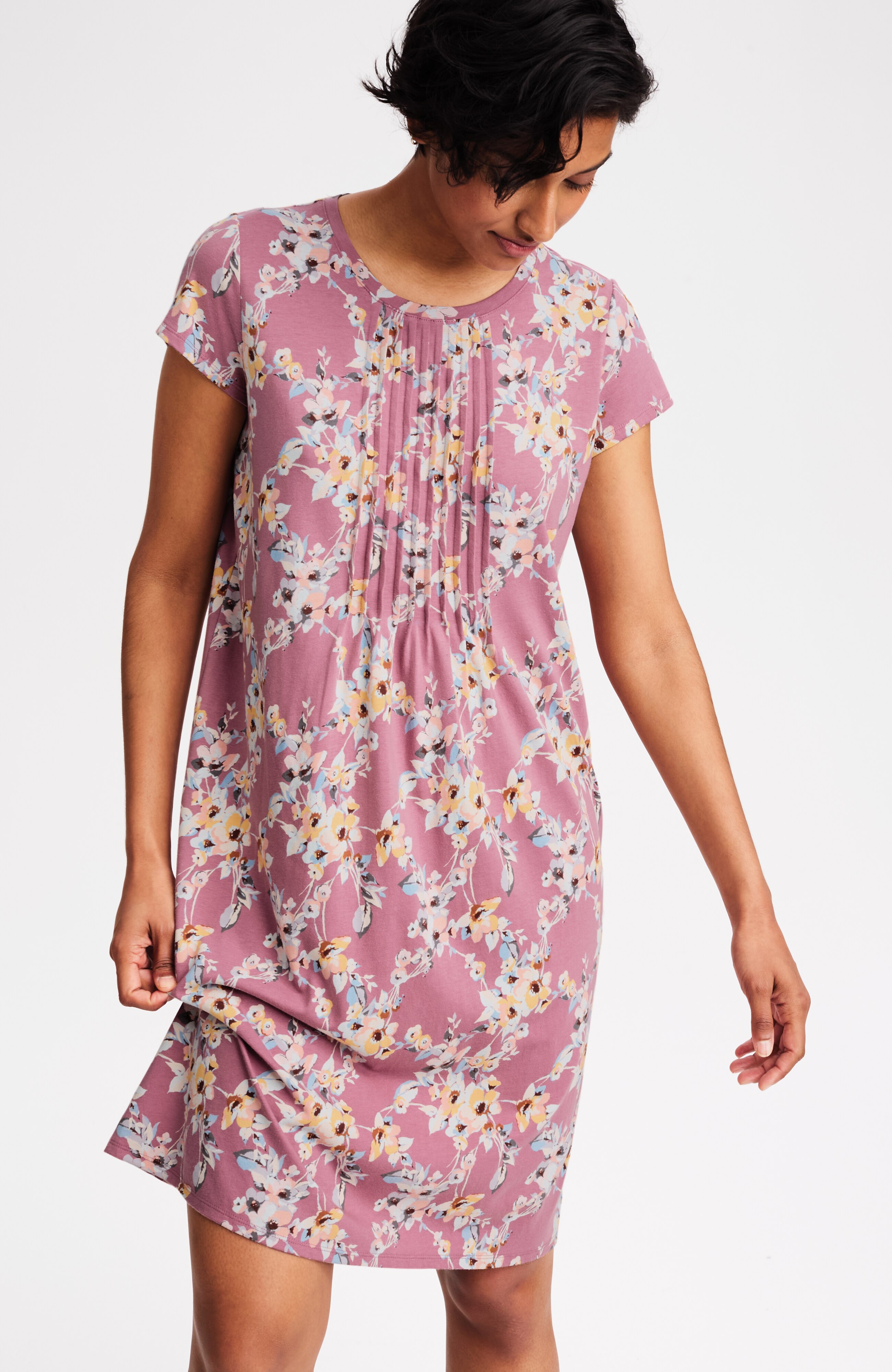sleep ultrasoft pintucked gown