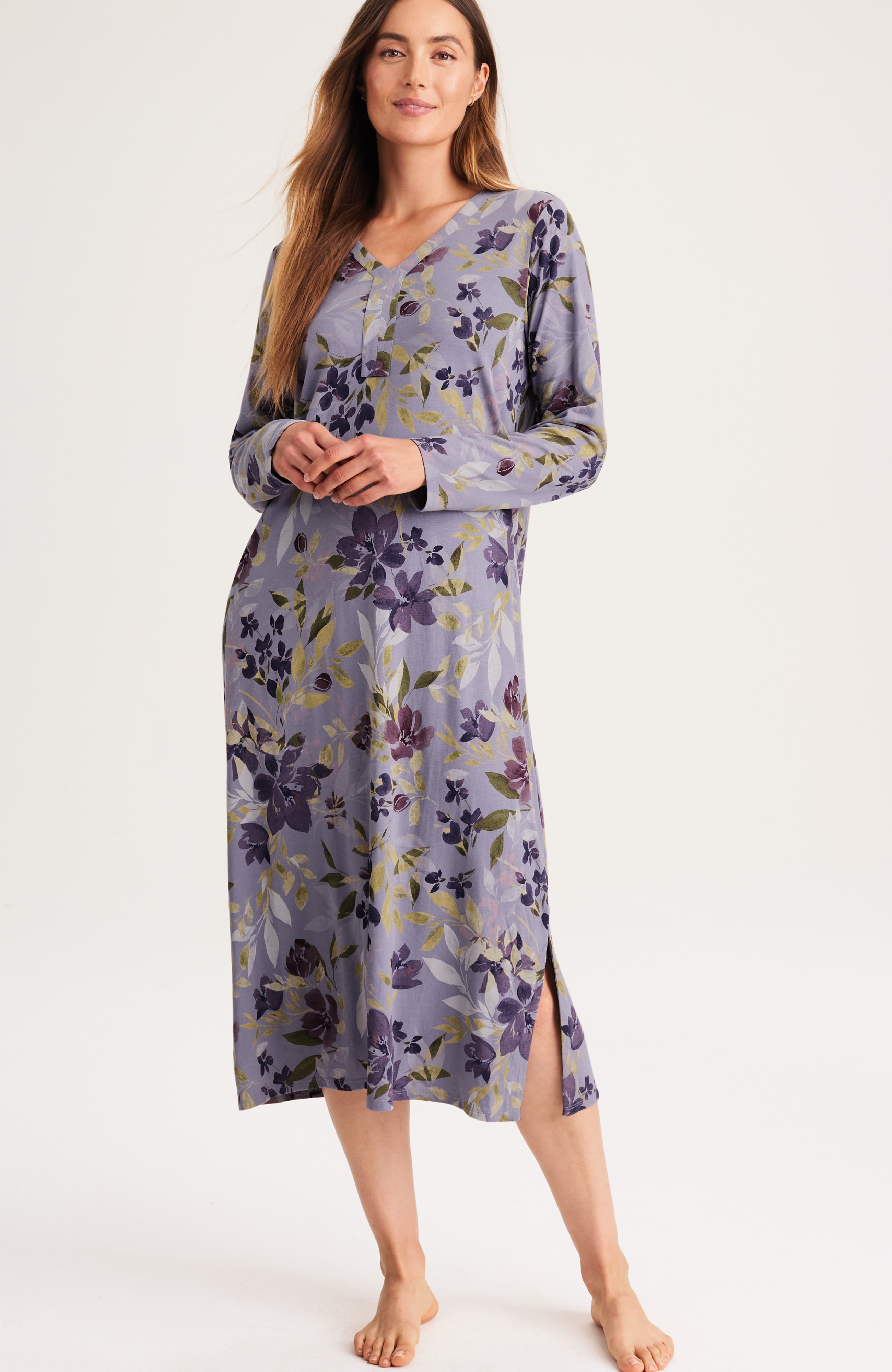 sleep ultrasoft a-line gown