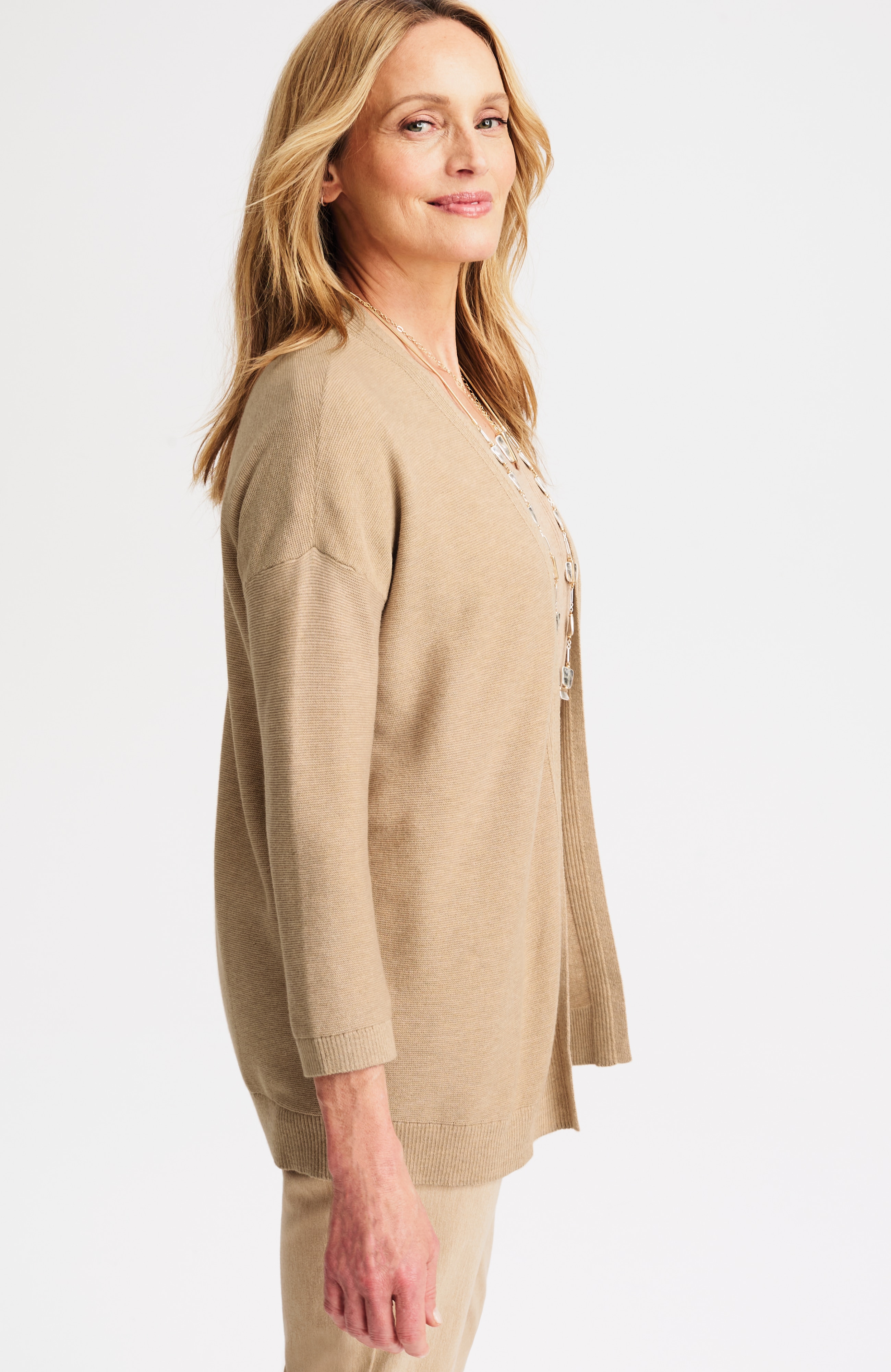 wearever soft open-front cardi
