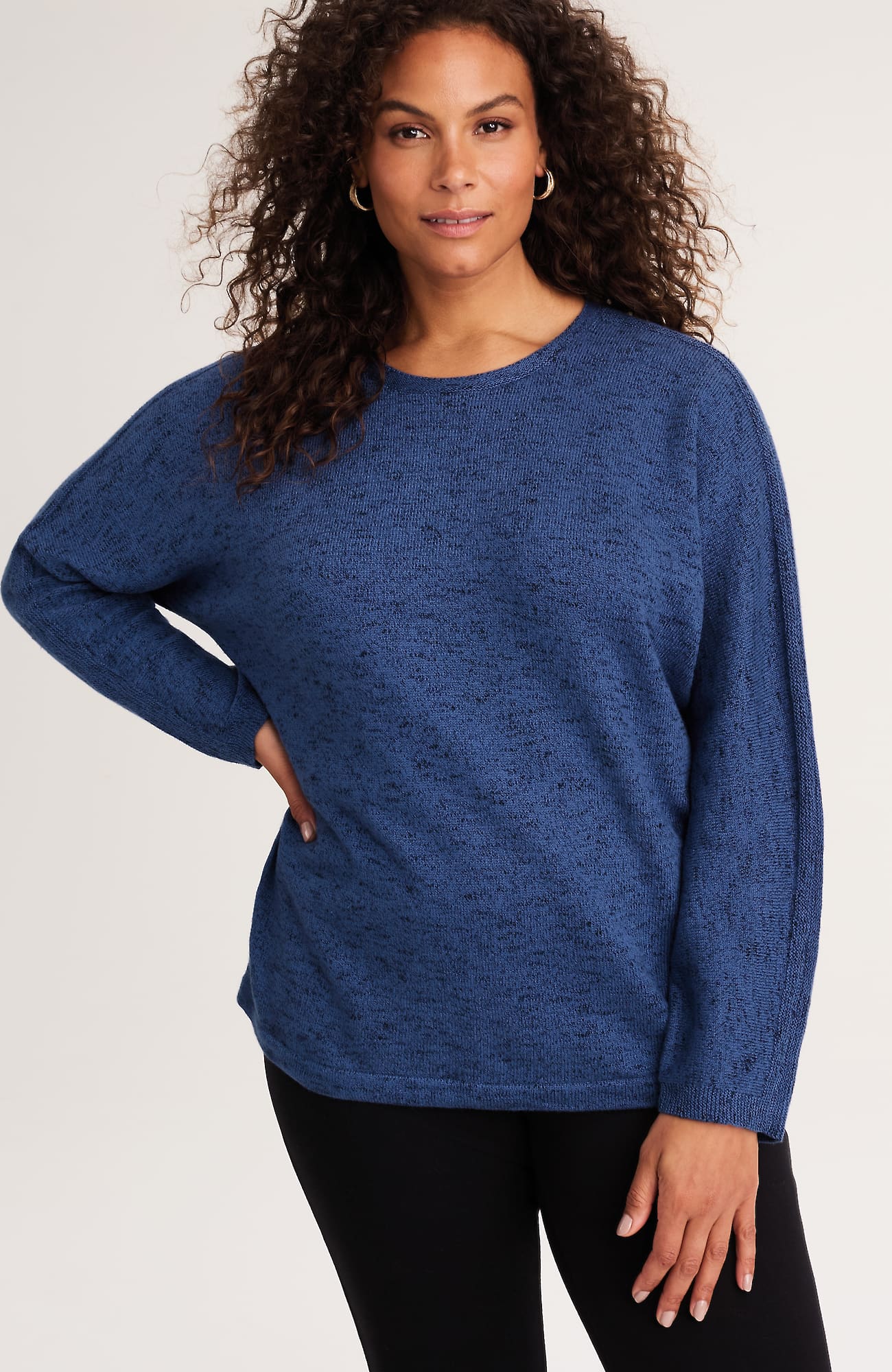 Jjill J.jill Wearever Marled Dolman Sweater In Multi