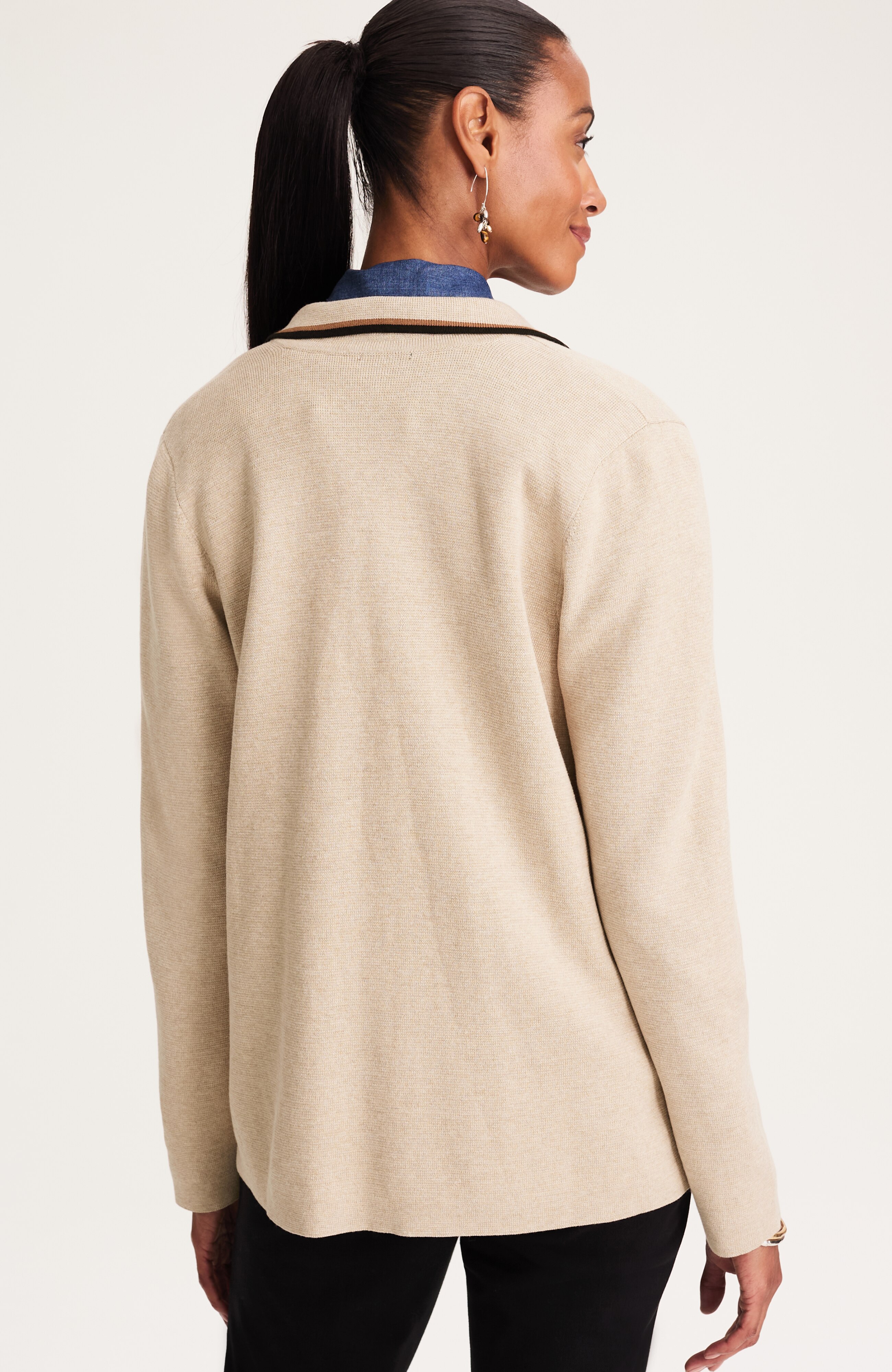 wearever double-knit sweater-jacket