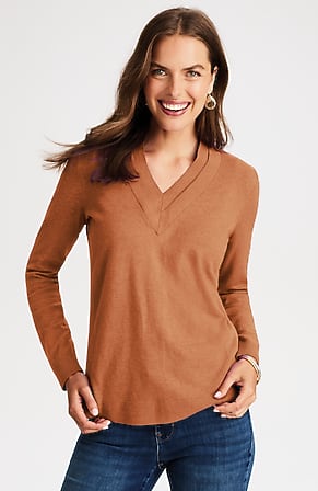 Image for Layered V-Neck Pullover Sweater