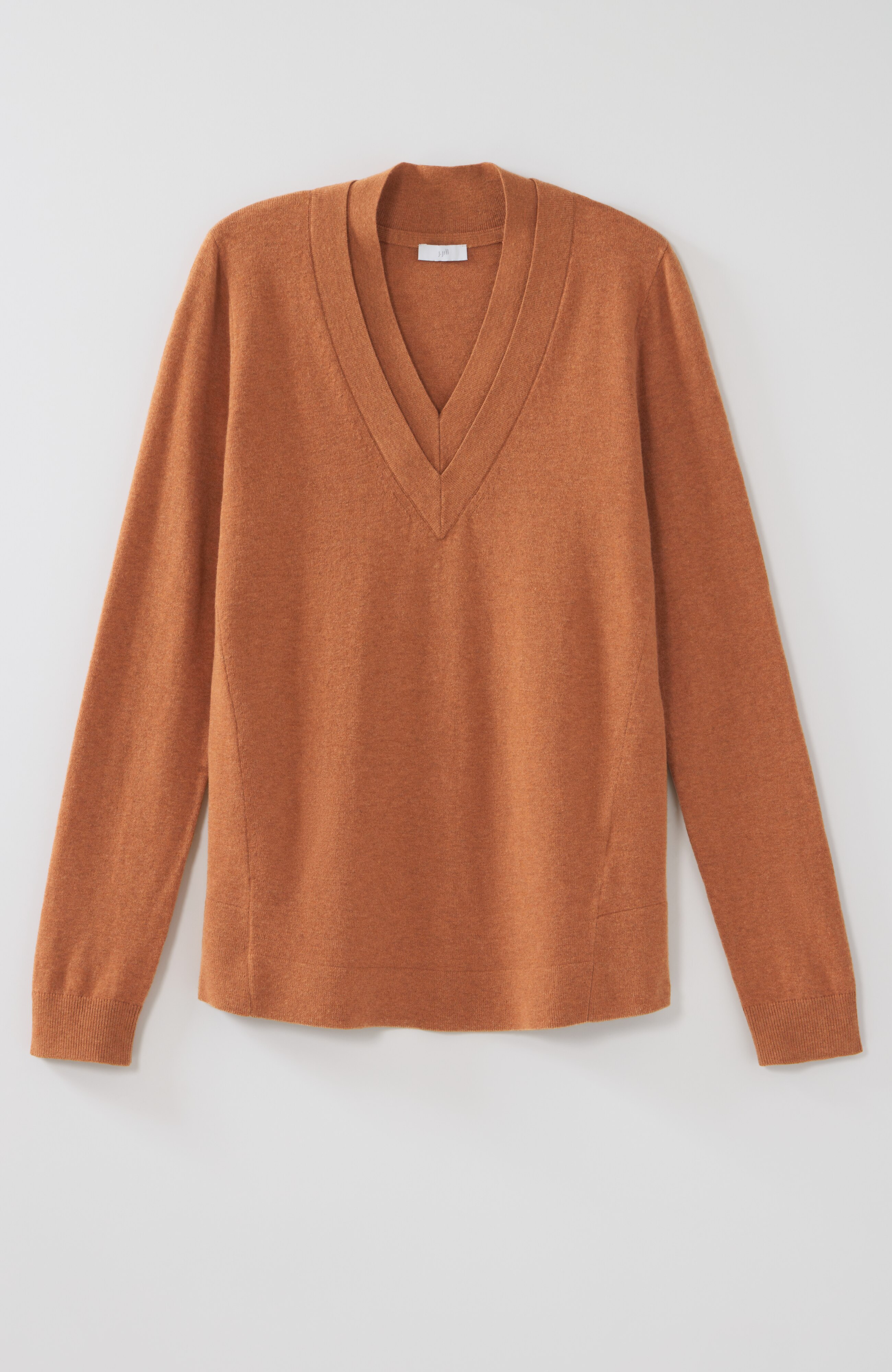 LAYERED V-NECK PULLOVER SWEATER | JJill