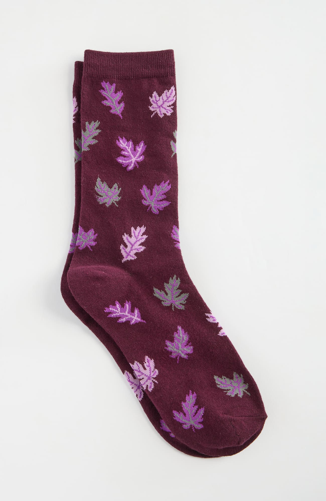 Jjill J.jill Falling Leaves Crew Socks In Multi