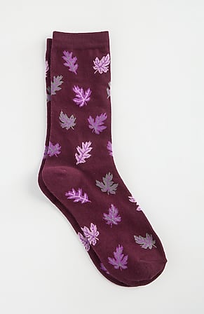 Image for Falling Leaves Crew Socks