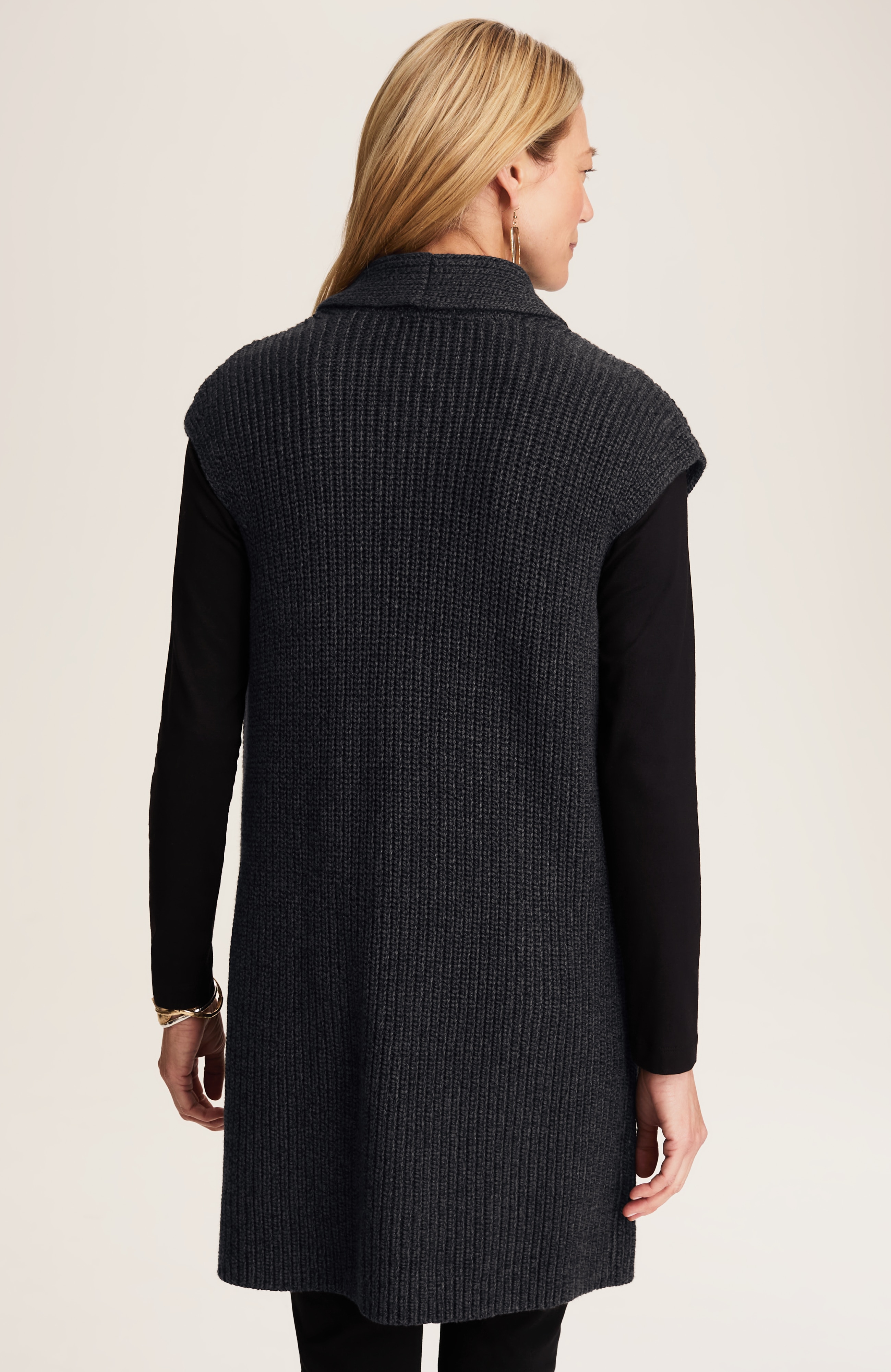 MARLED SHAWL-COLLAR GILET | JJill