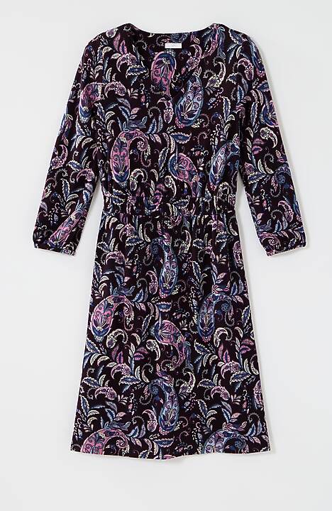 SMOCKED-WAIST A-LINE DRESS | JJill