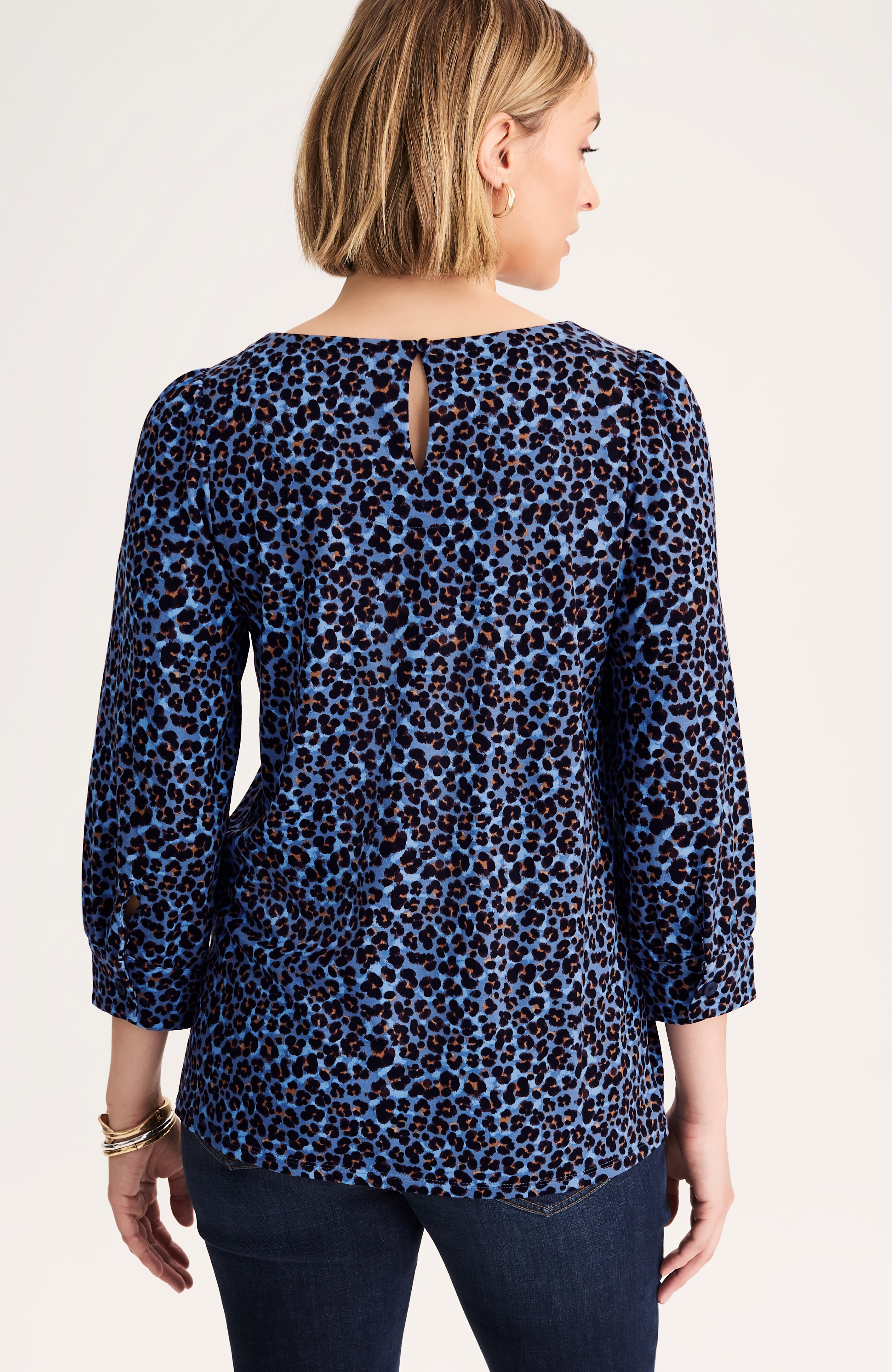 ponte knit blouse