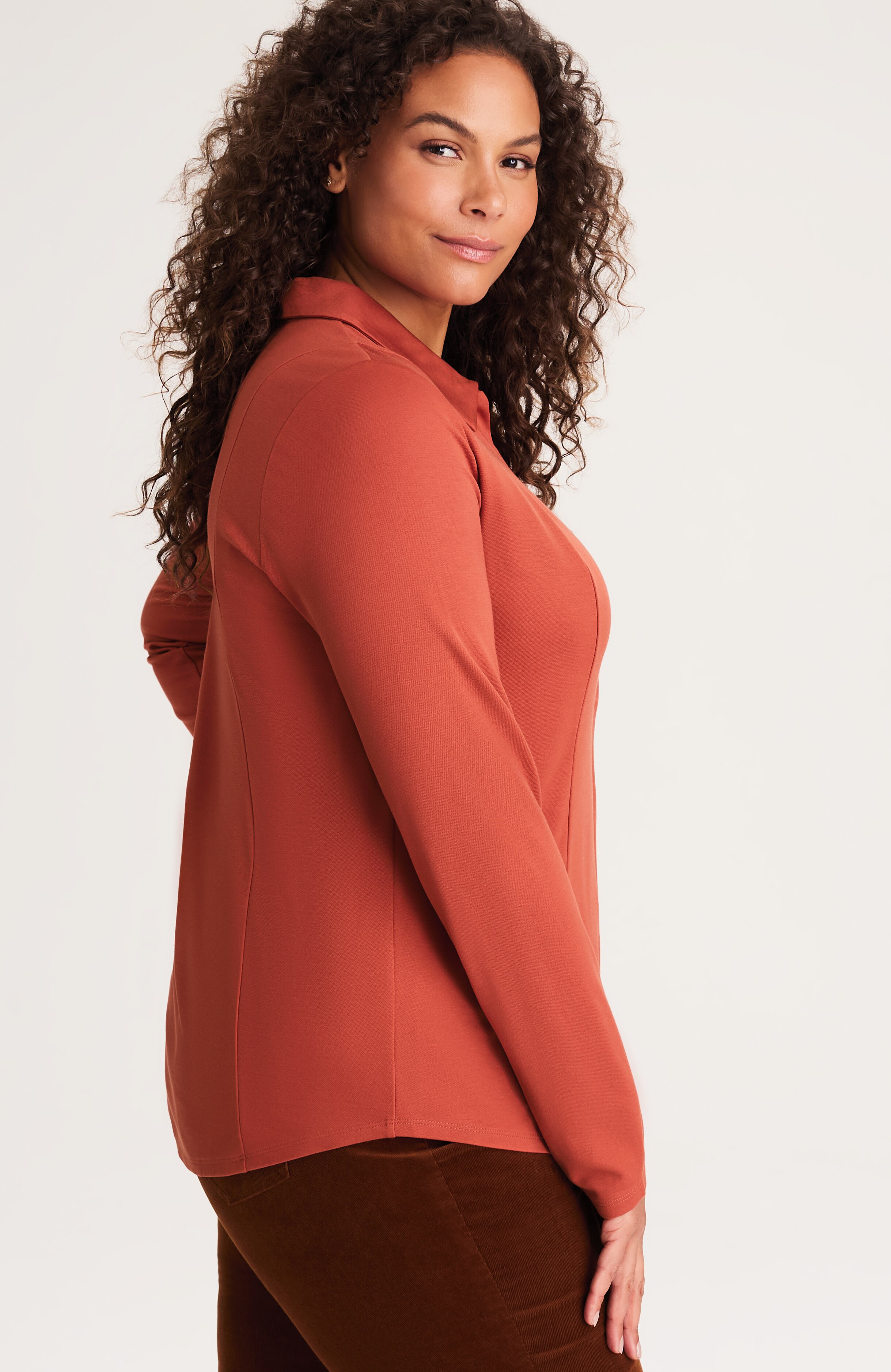 トップス AND MARY Anita button knit tops ANDMARY】Anita button