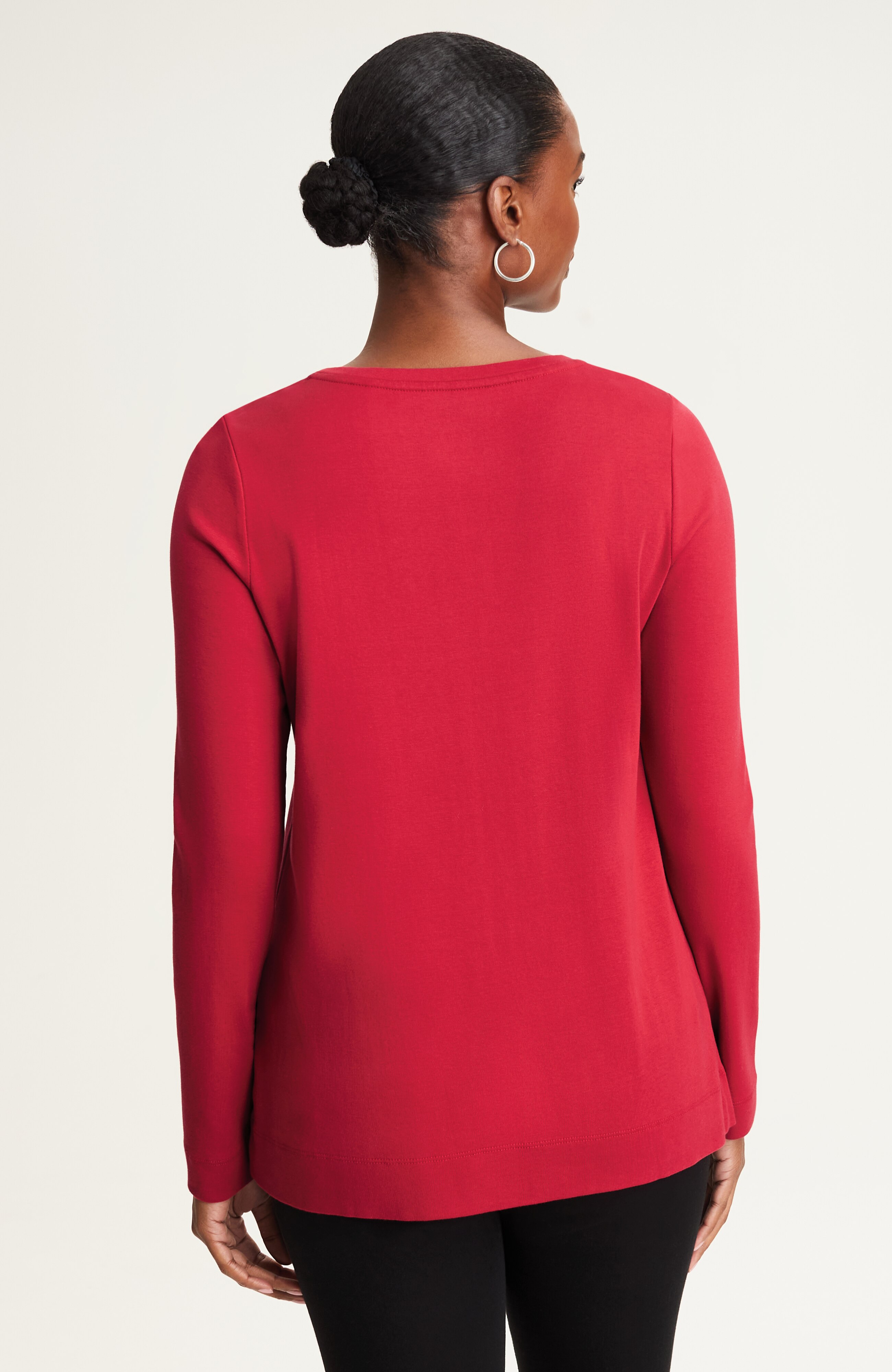 Pima Cotton Long-Sleeve Tee | J.Jill