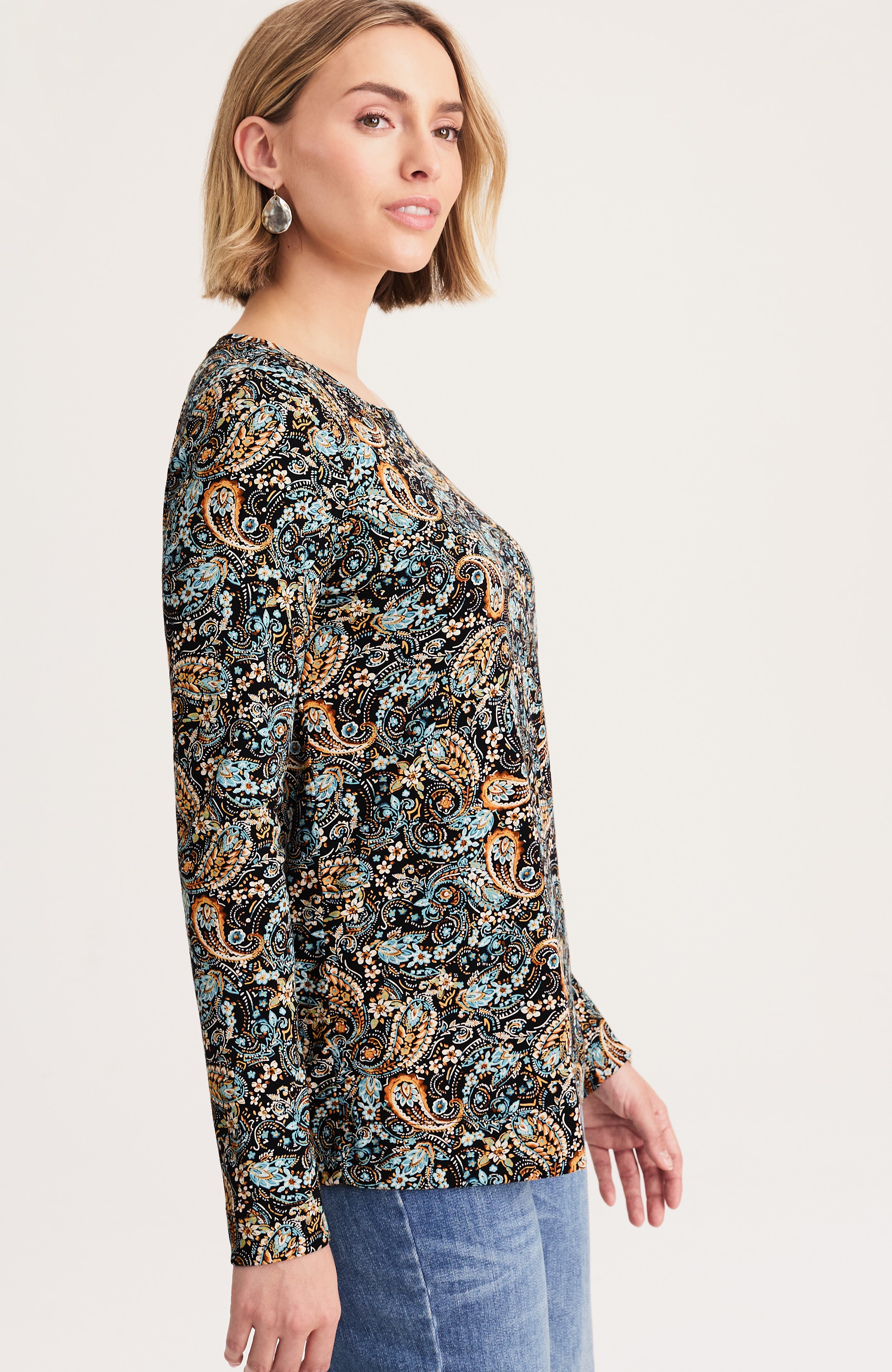 Pima Cotton Long-Sleeve Tee | J.Jill