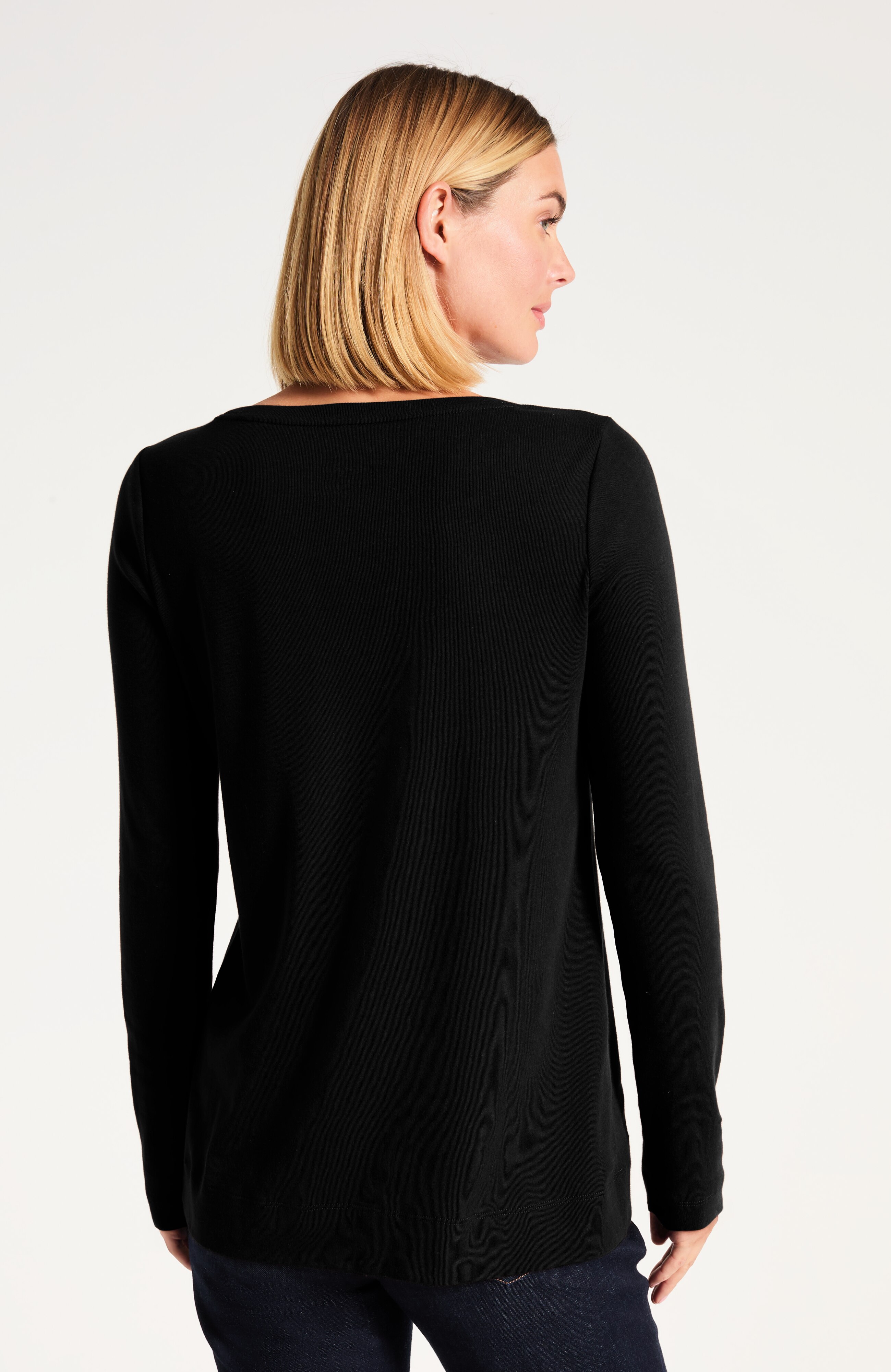 Pima Cotton Long-Sleeve Tee | J.Jill