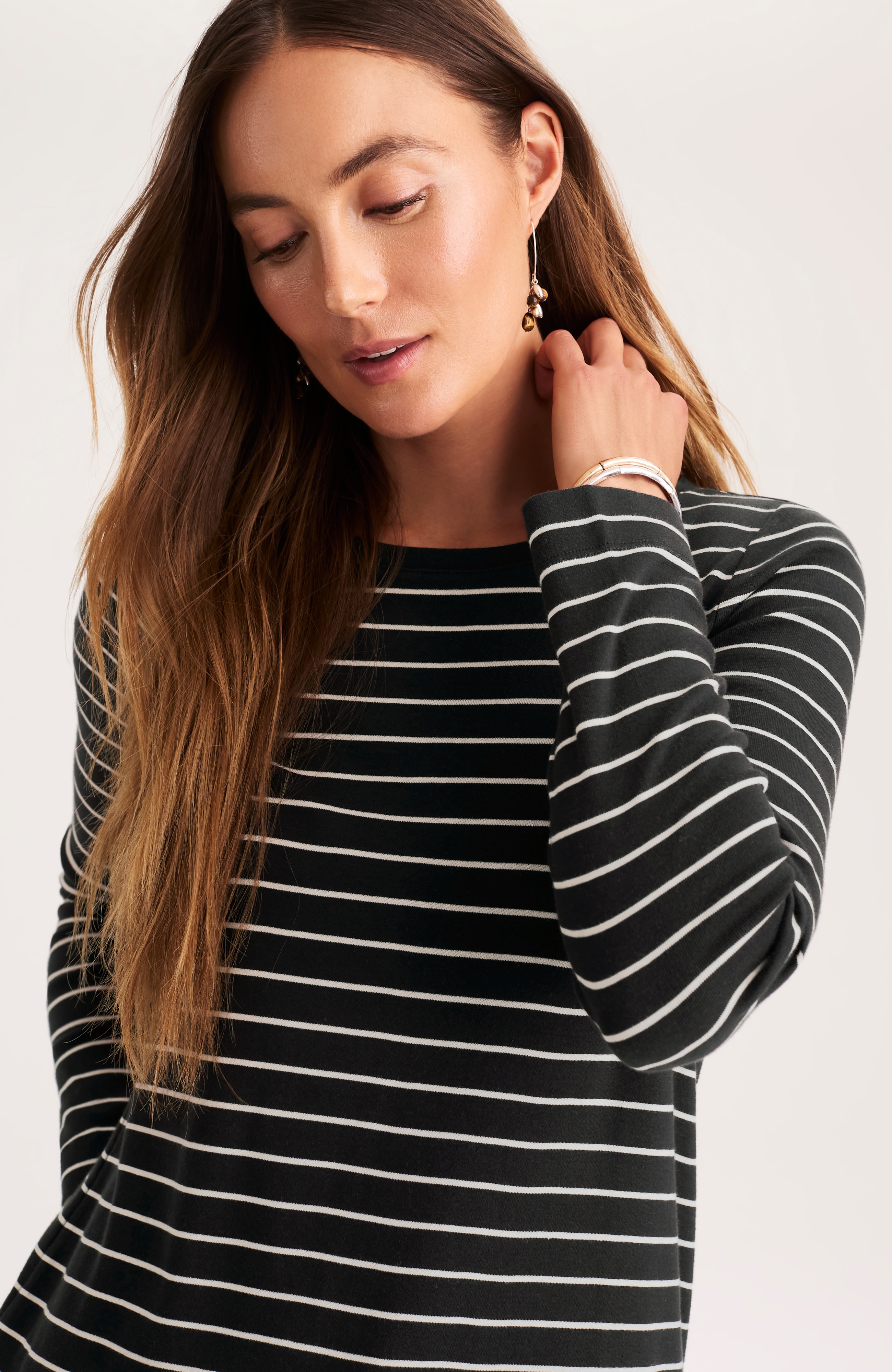 Pima Cotton Long-Sleeve Tee | J.Jill