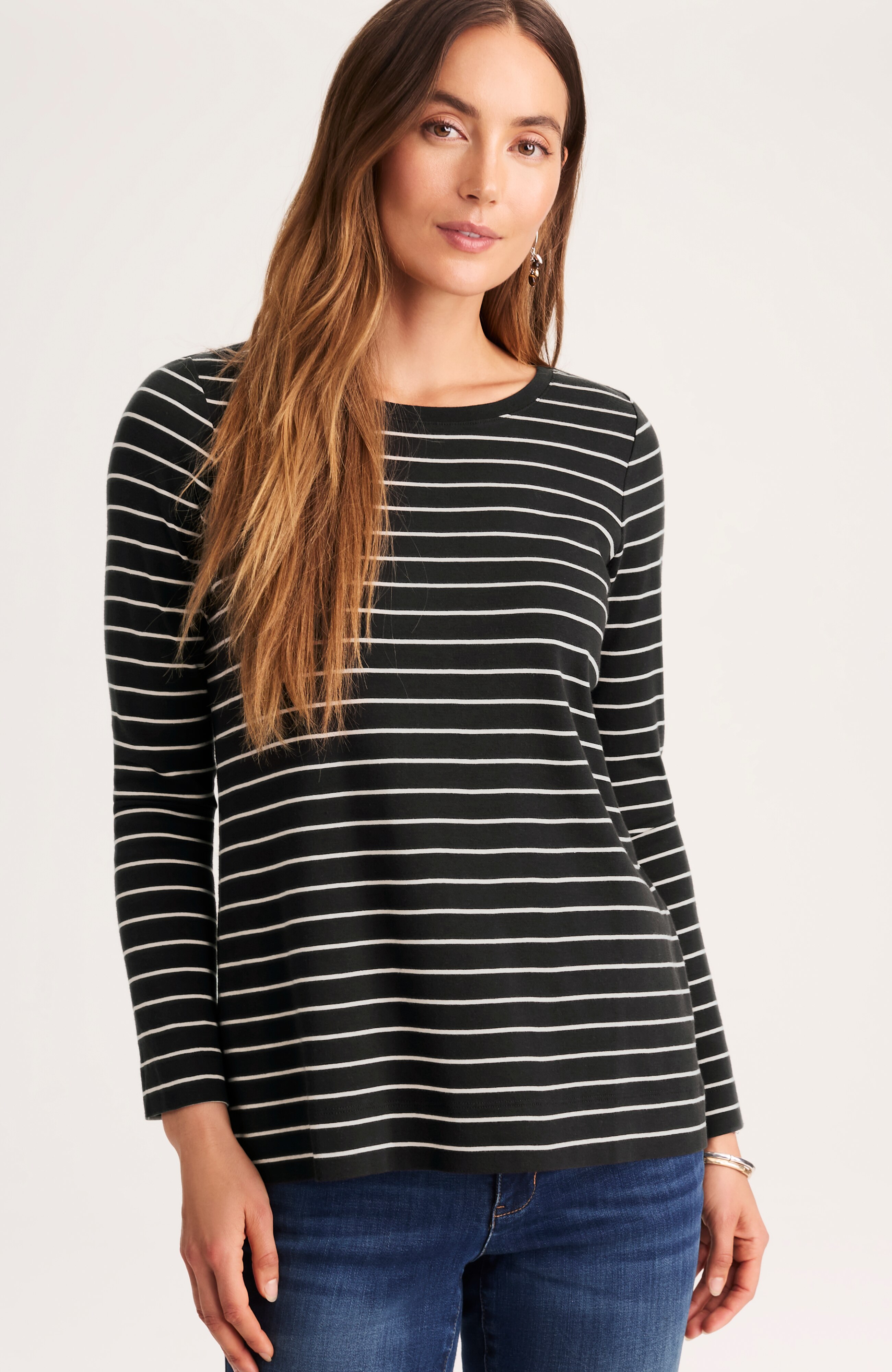 Pima Cotton Long-Sleeve Tee | J.Jill