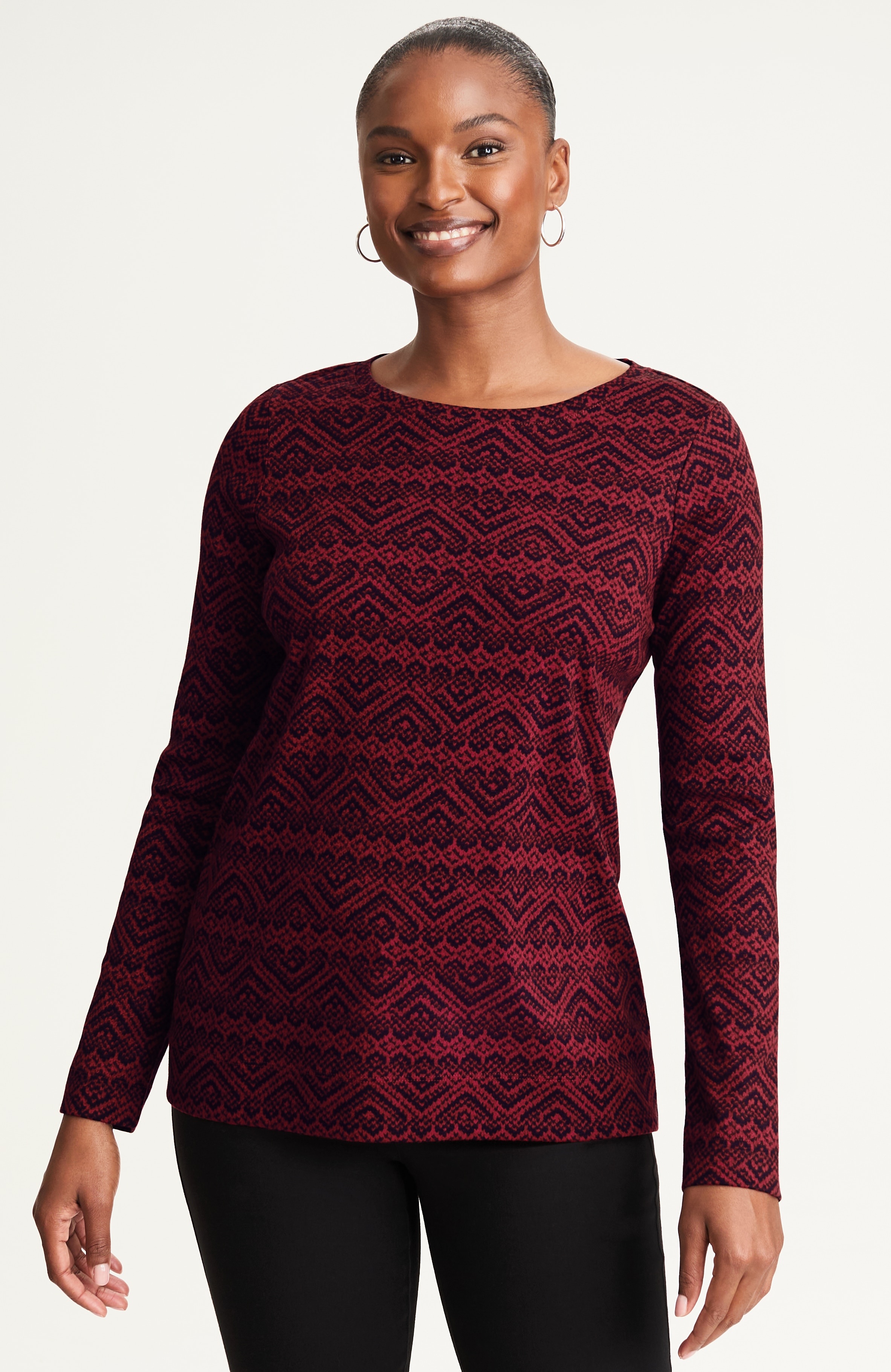 Pima Cotton Long-Sleeve Tee | J.Jill
