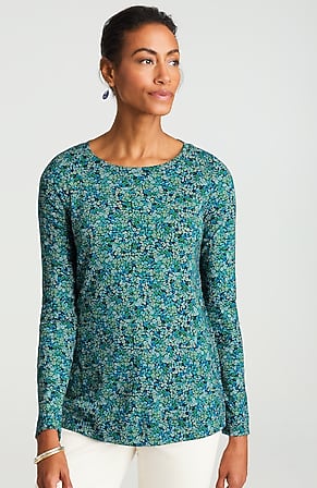 Image for Pima Long-Sleeve Crew-Neck Tee