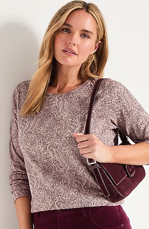 Image for Pima Long-Sleeve Crew-Neck Tee