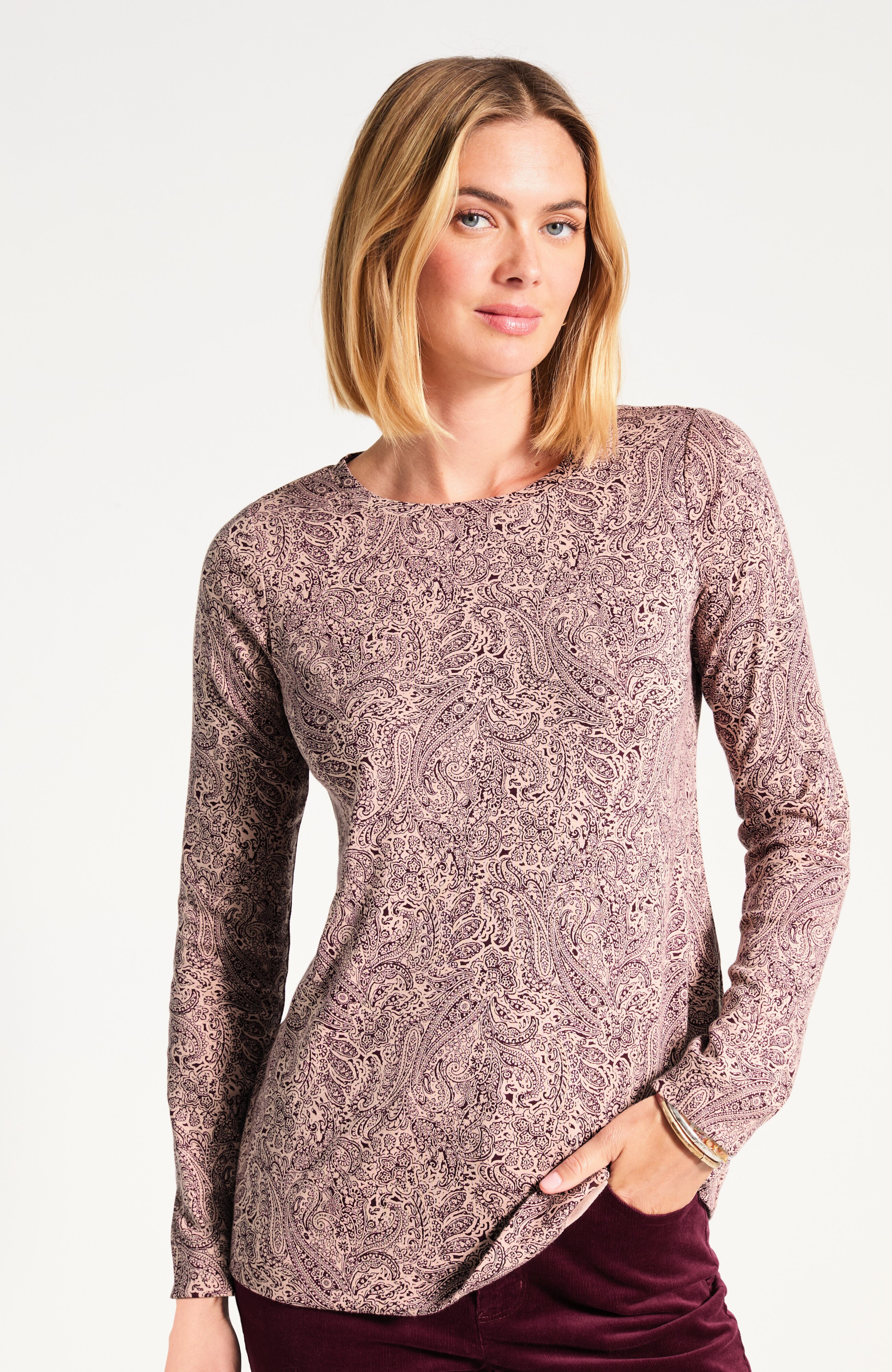 Pima Cotton Long-Sleeve Tee | J.Jill