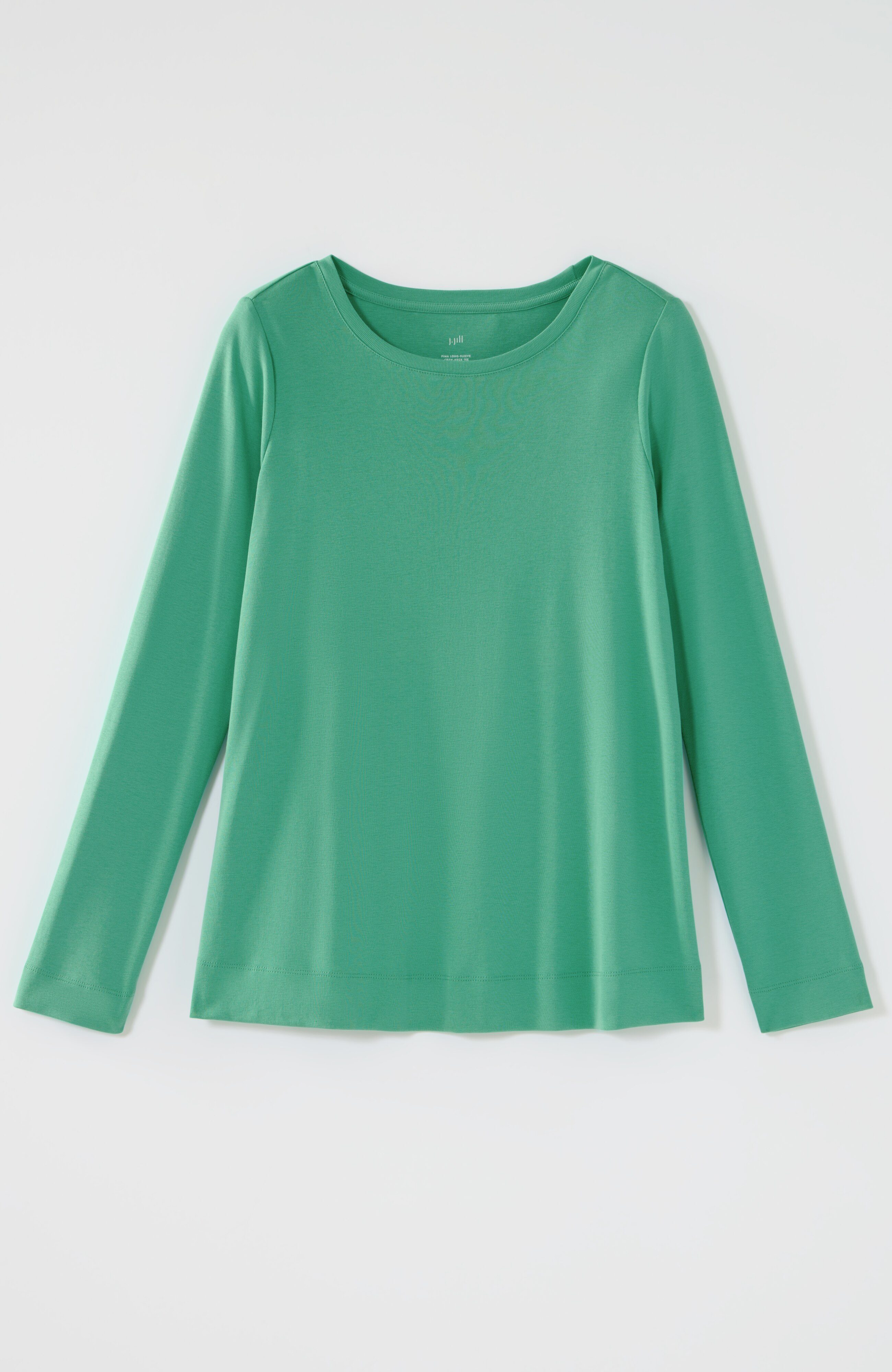 Pima Cotton Long-Sleeve Tee | J.Jill