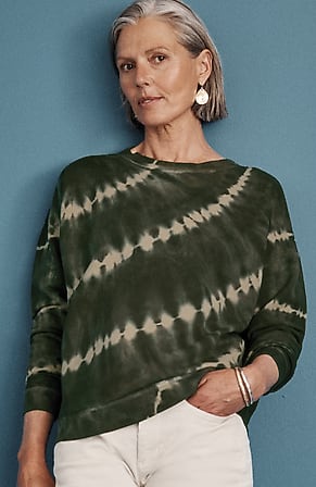 Image for Tie-Dyed French Terry Sweatshirt