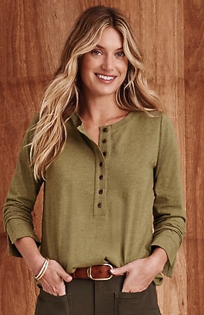 Image for Modern Henley Tee