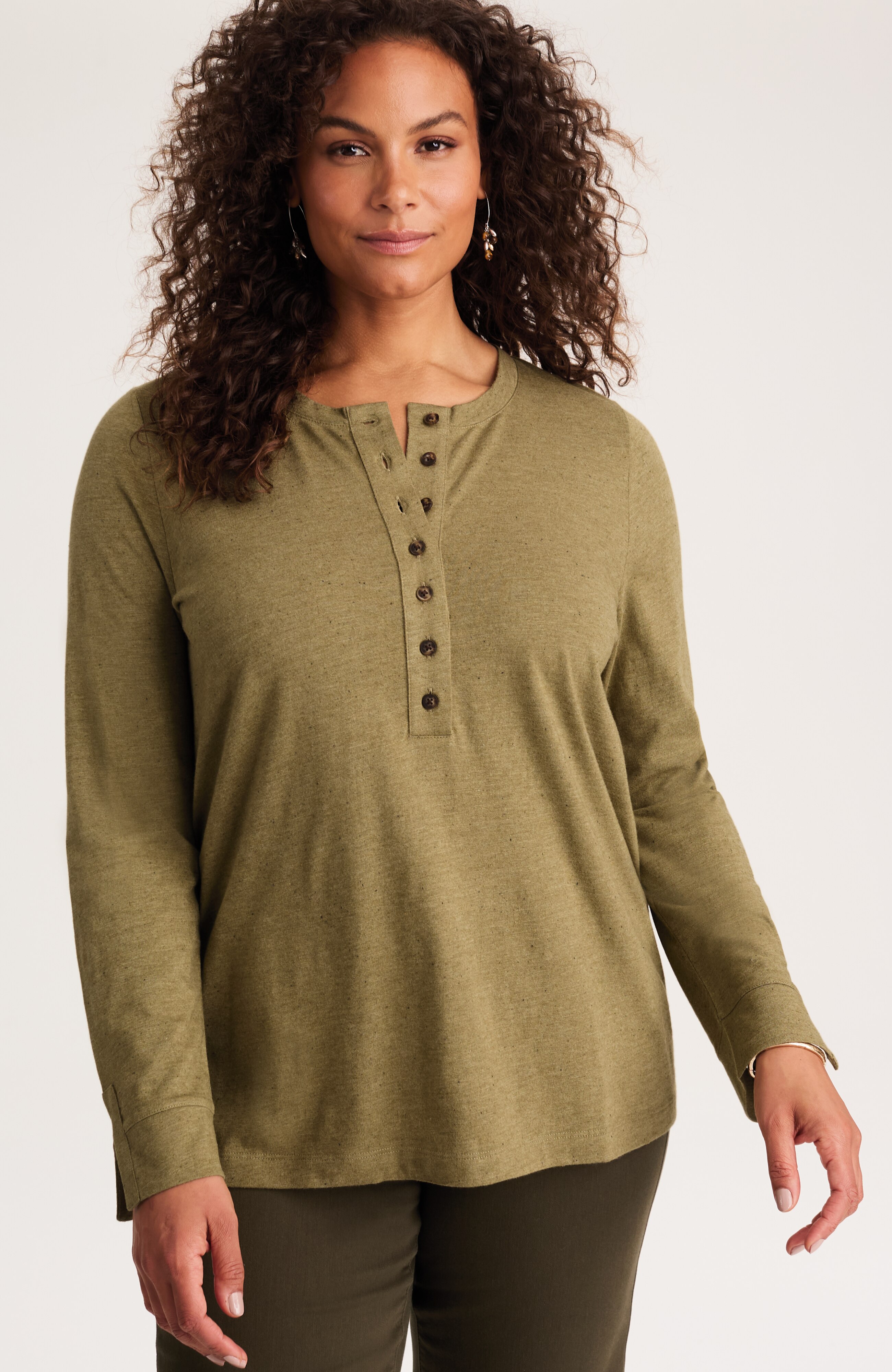 Modern Henley Tee | JJill