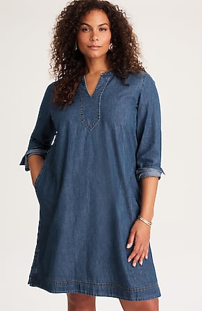 Image for Denim Popover Dress