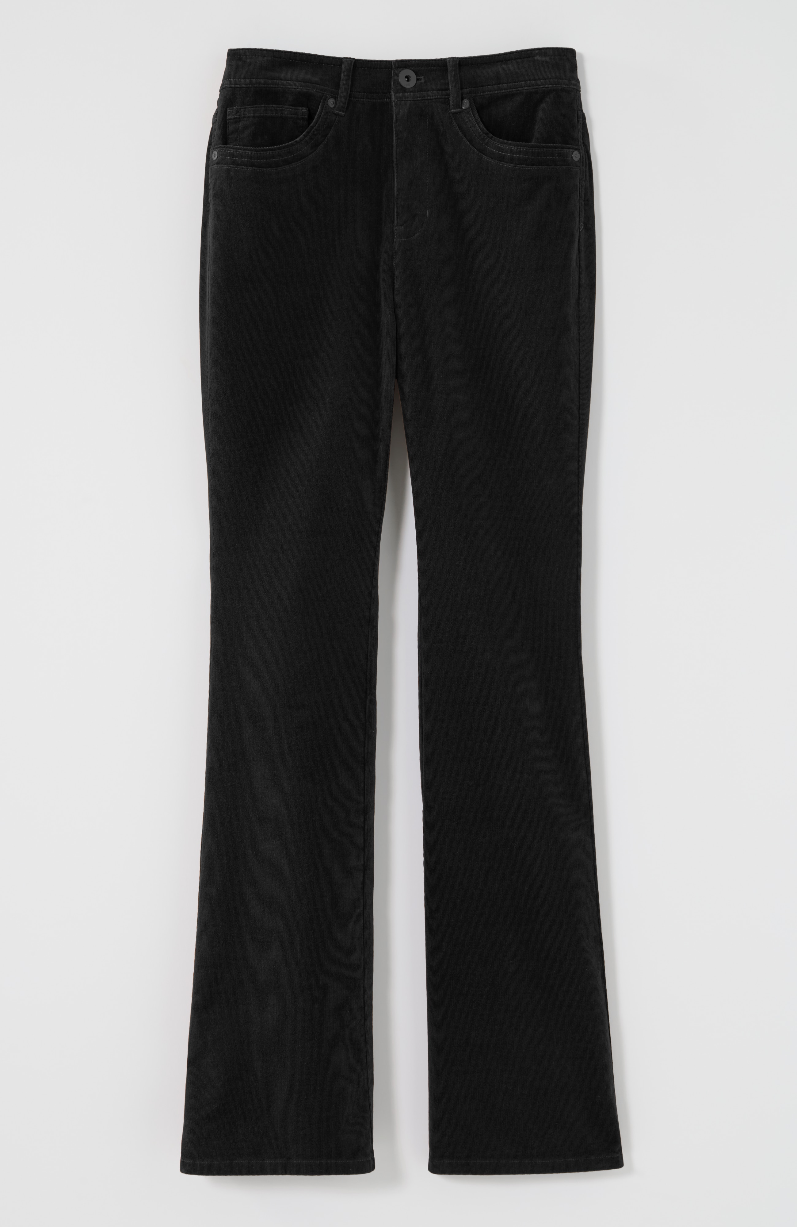 high-rise corduroy flared jeans