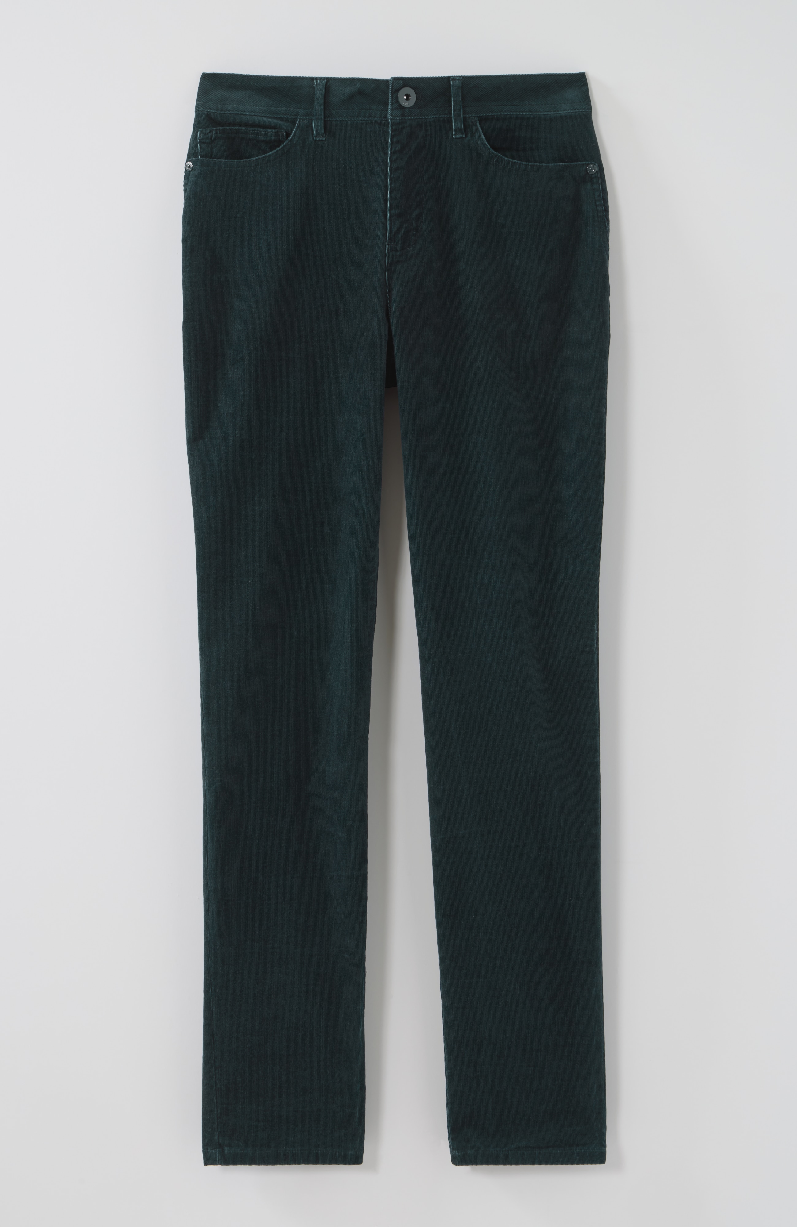 Curvy-Fit Corduroy Slim-Leg Pants | JJill