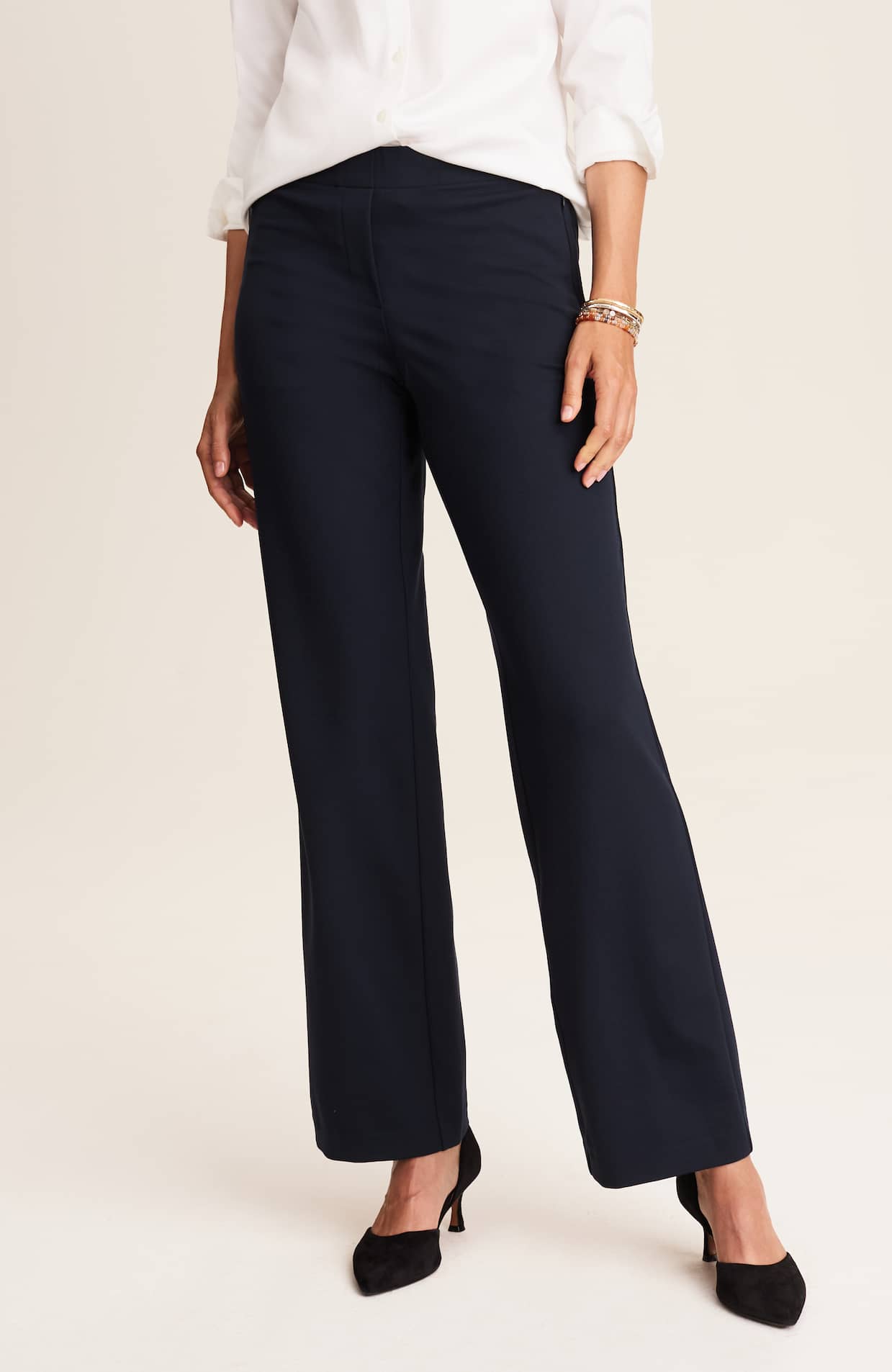 PONTE STRAIGHT-LEG PANTS | JJill