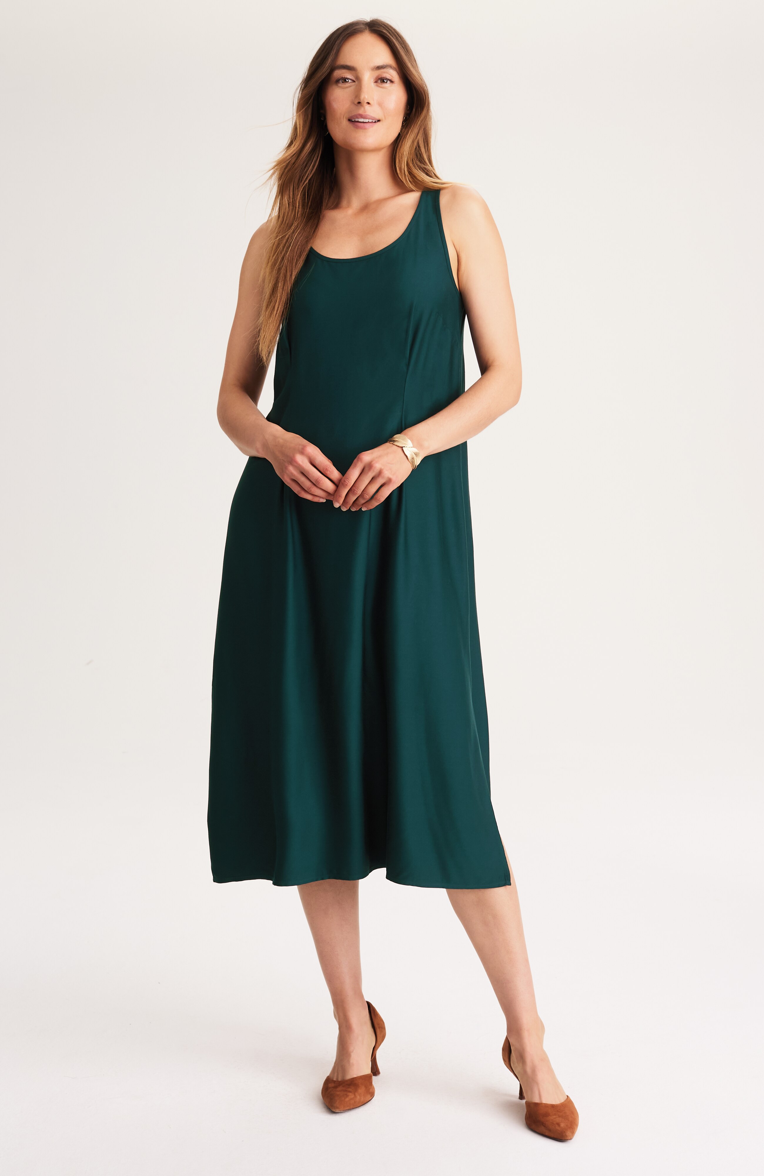 ジル MIXED-MEDIA TWO-PIECE SWEATER DRESS | JJill