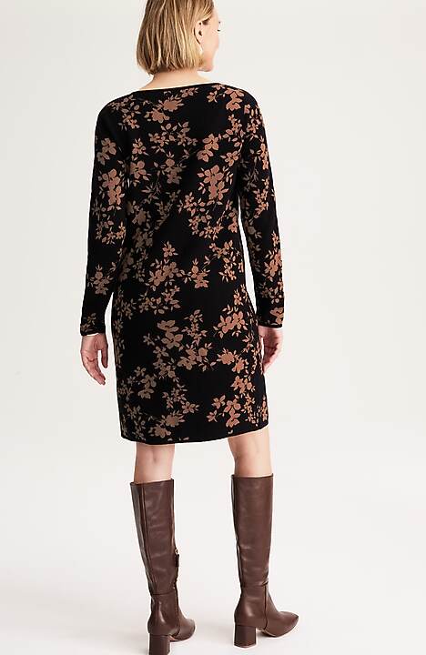 brown butter salad dressing Kynlee Sweater Dress Black / L main image 1