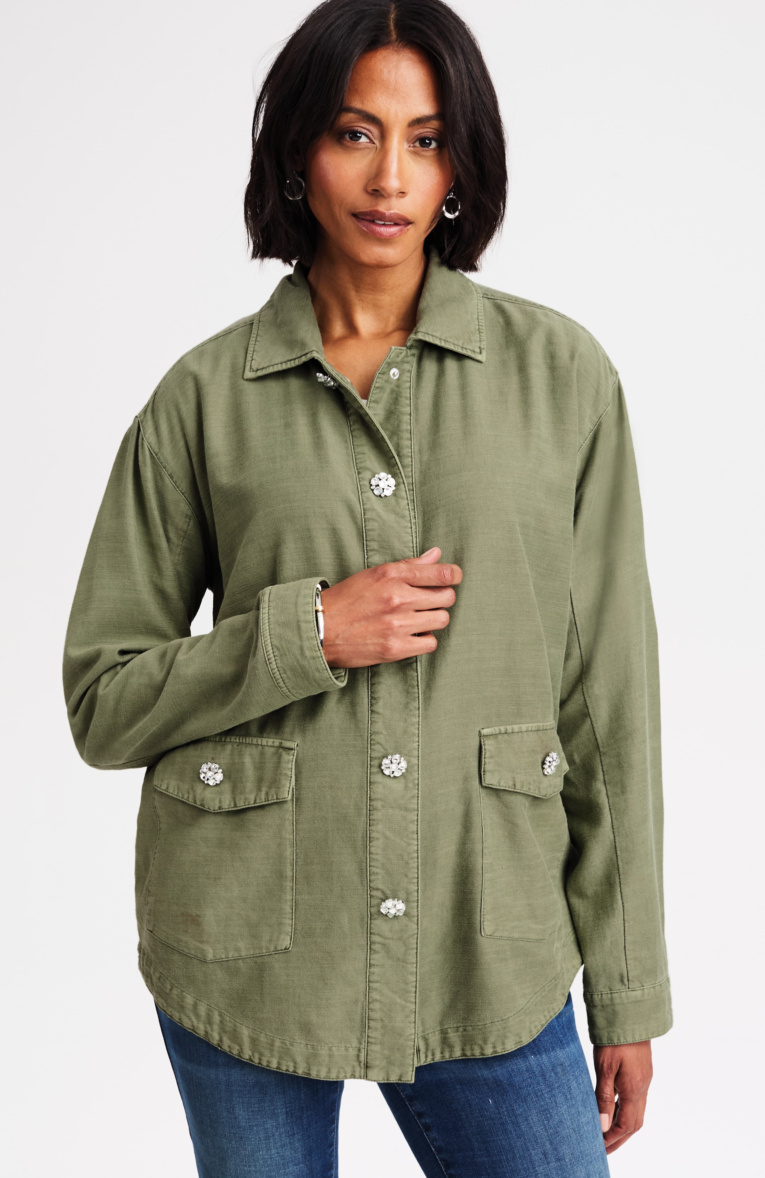 EMBELLISHED RELAXED JACKET | JJill