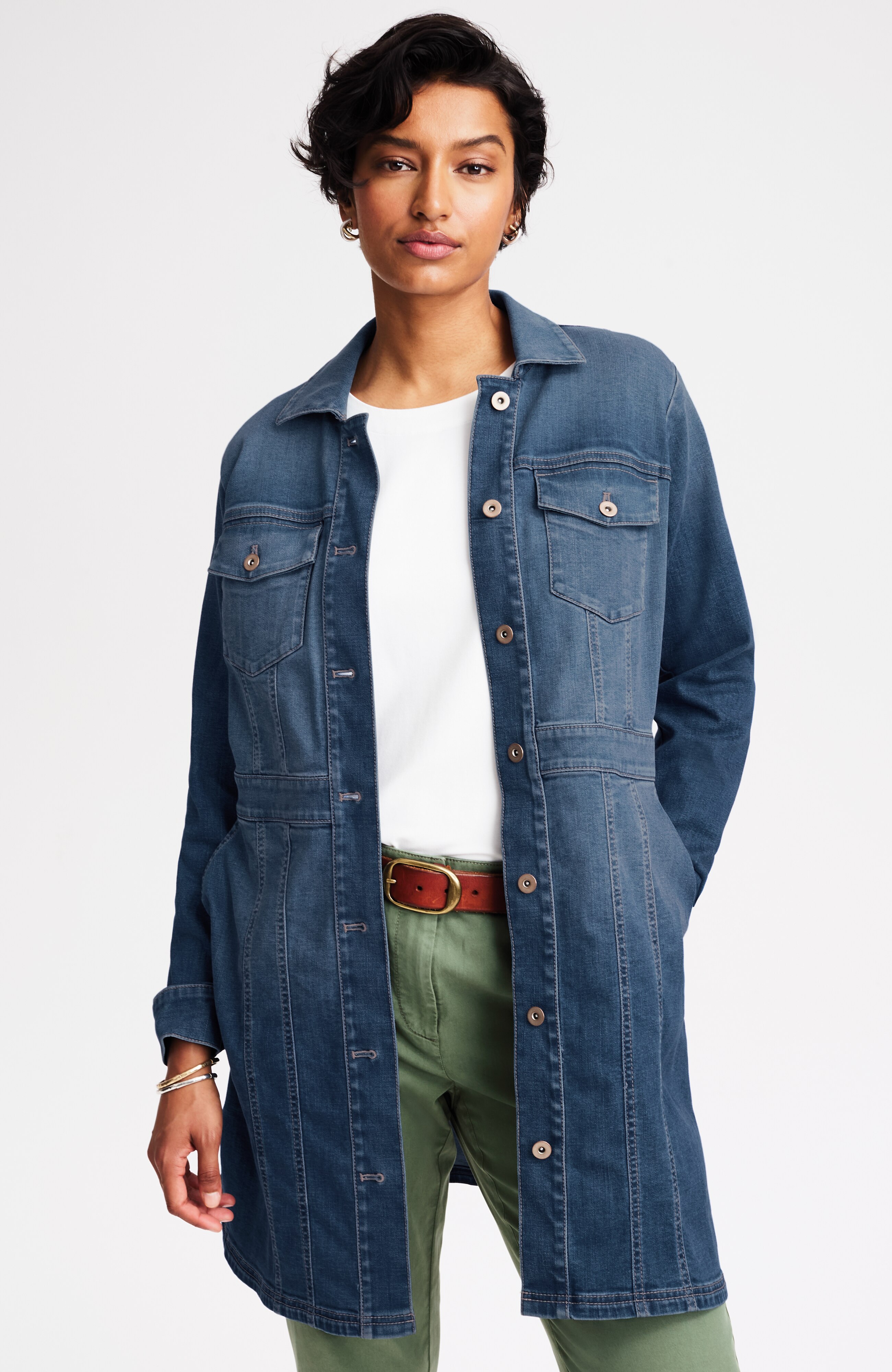 denim duster jacket