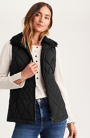 Image for Diamond-Quilted Puffer Vest