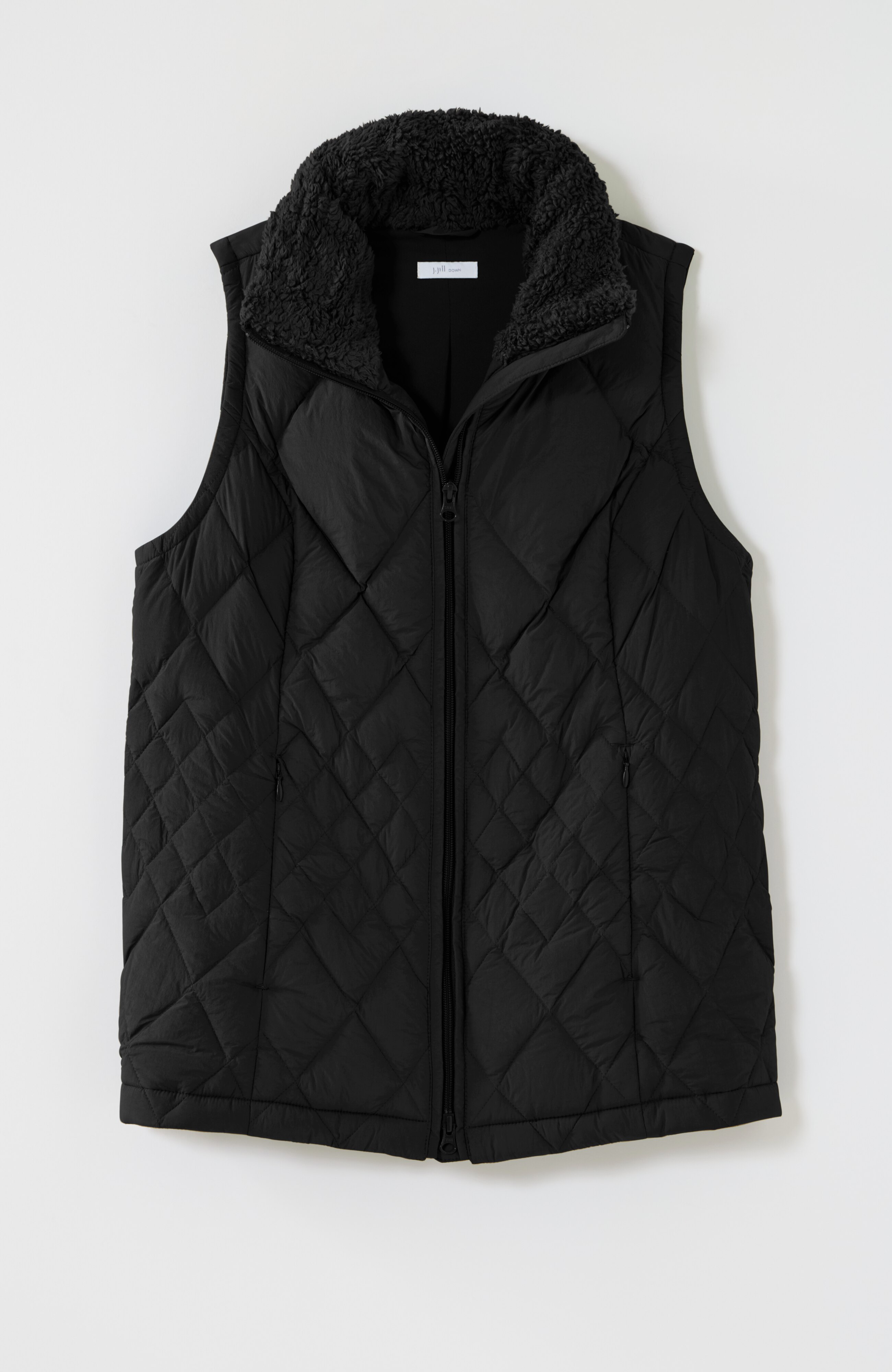 DIAMOND-QUILTED PUFFER VEST | JJill
