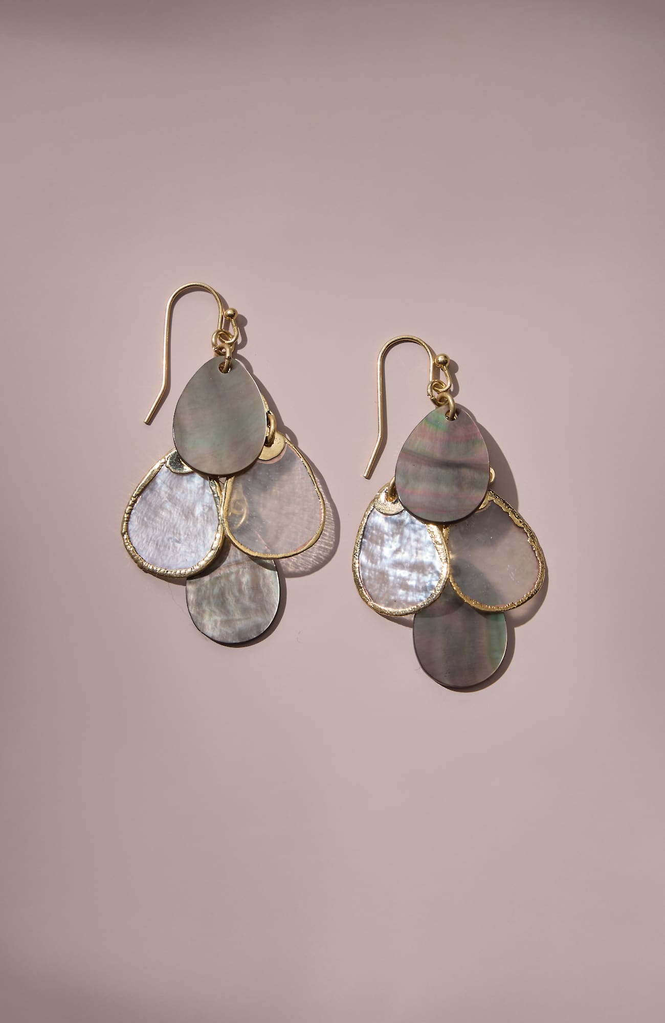 Jjill J.jill Mixed-shell Cascading Earrings