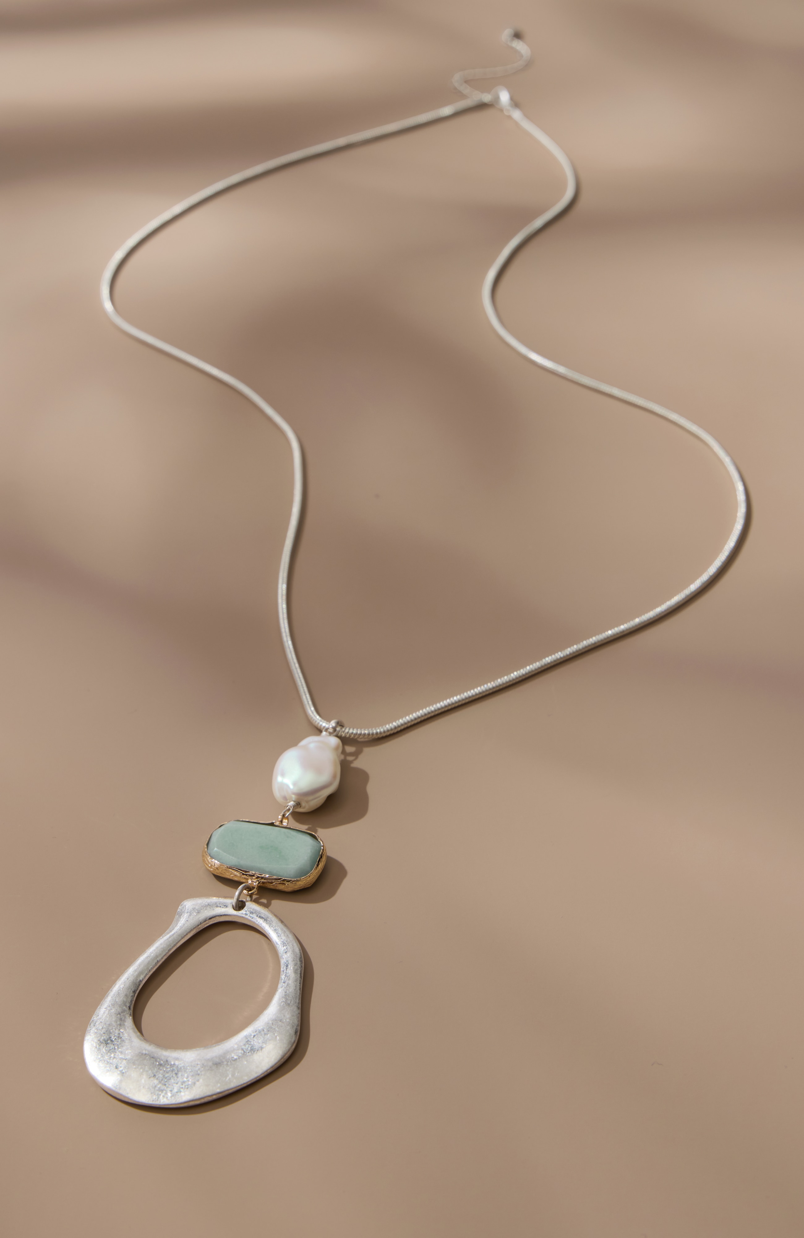Stacked Pendant Necklace | JJill