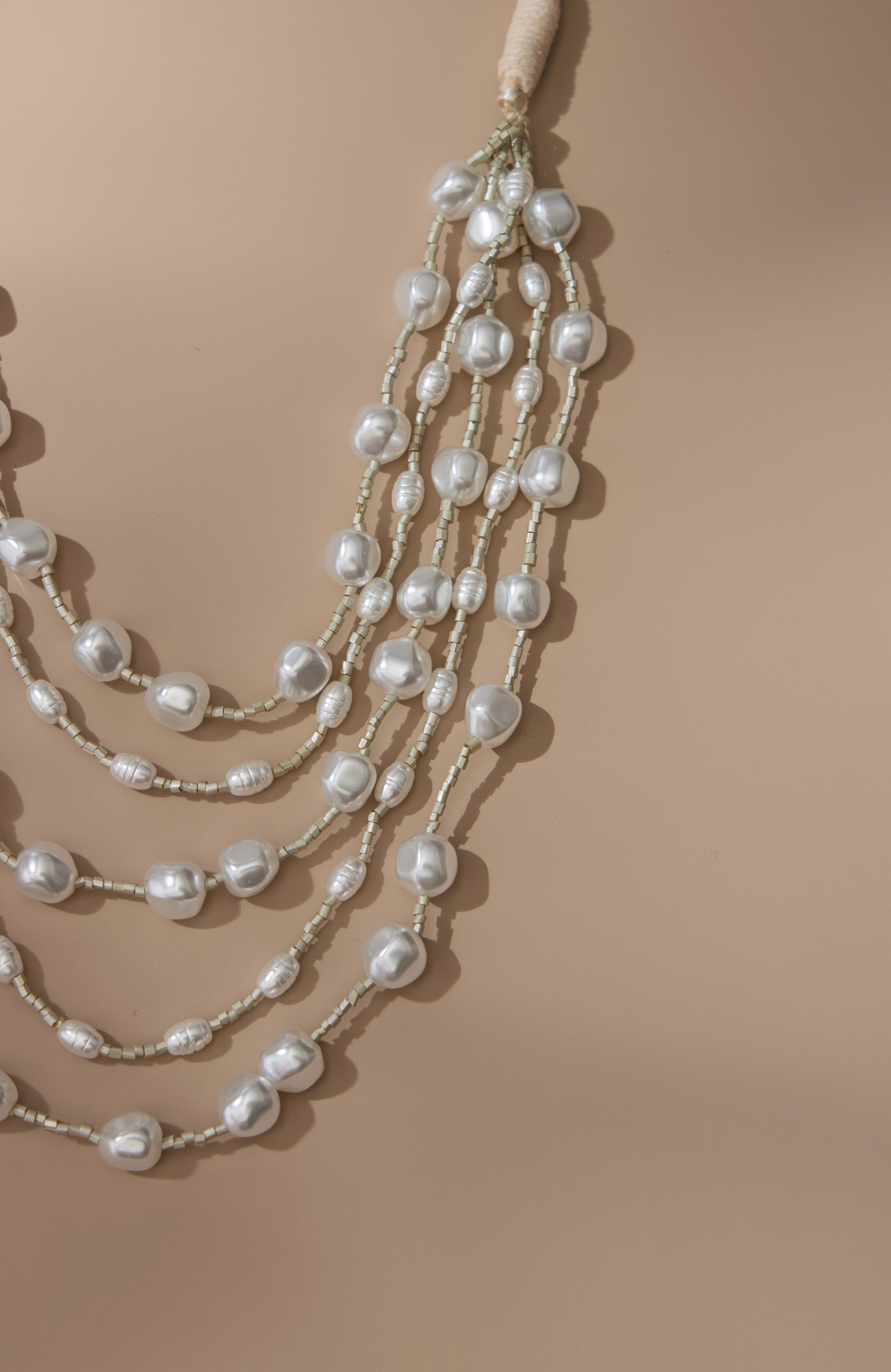 quiet radiance multistrand necklace
