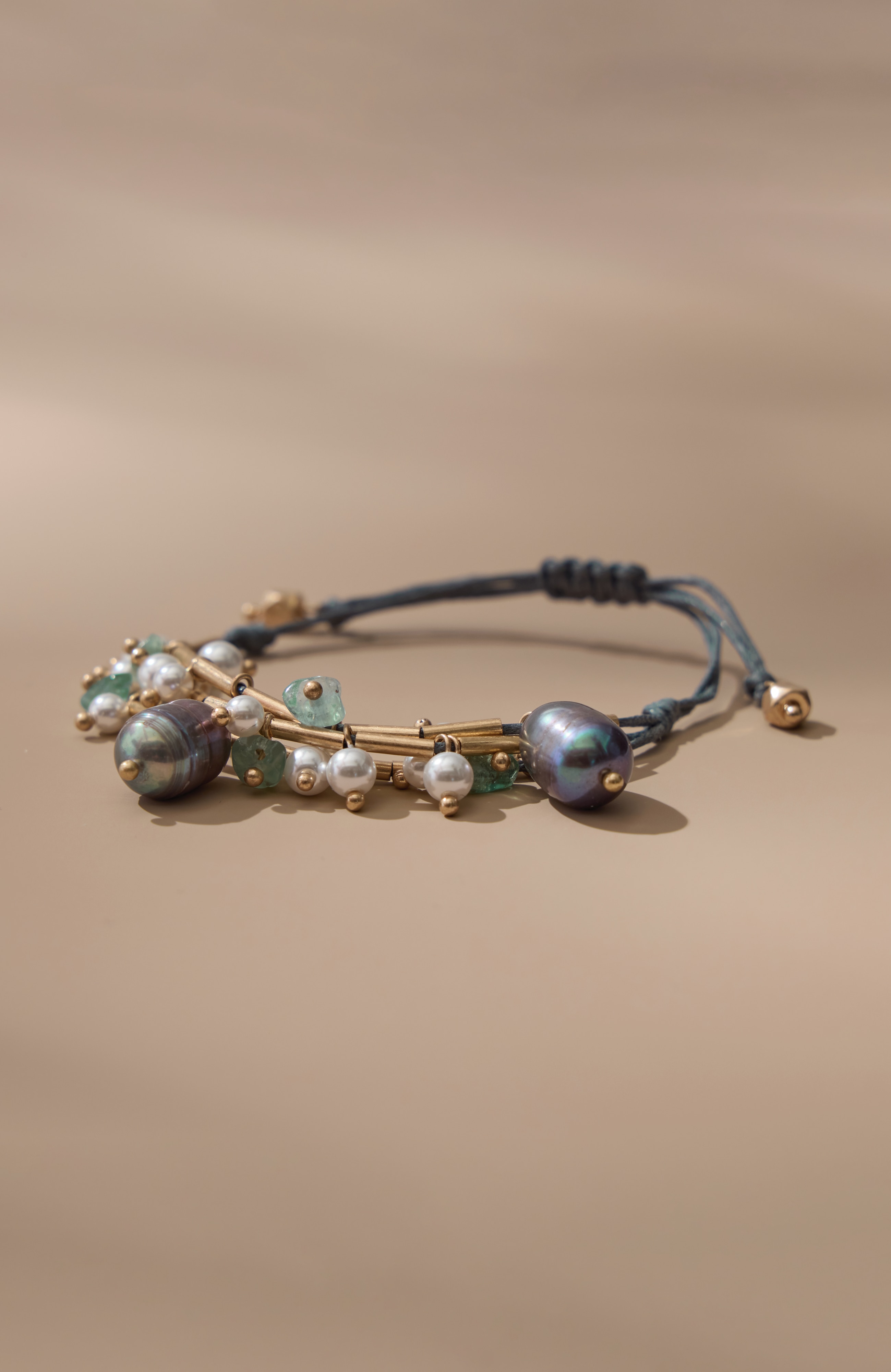 quiet radiance multistrand bracelet