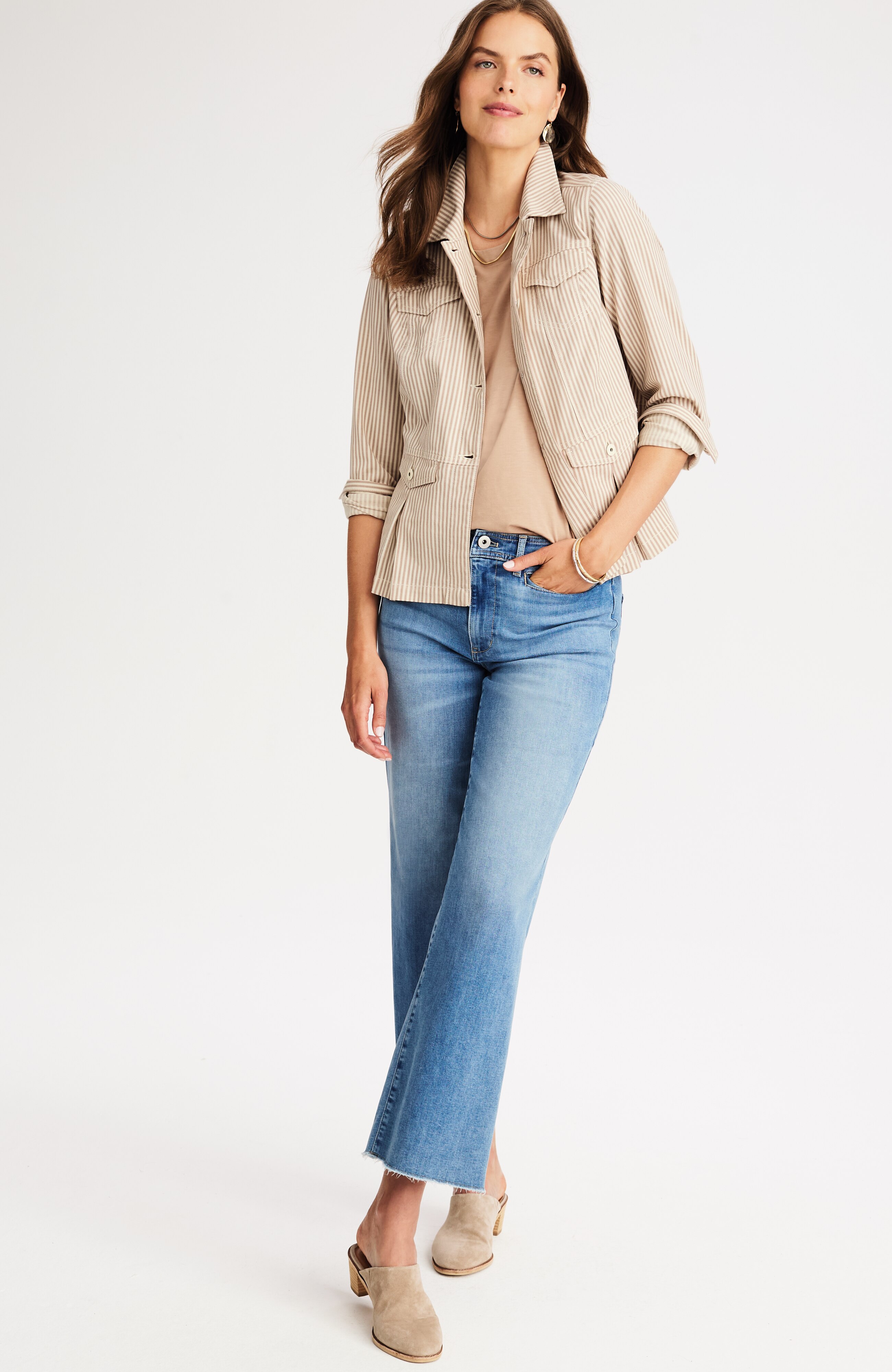 【dium.】linen like layered jacket Feb2021Session04089_TMHILHPS20