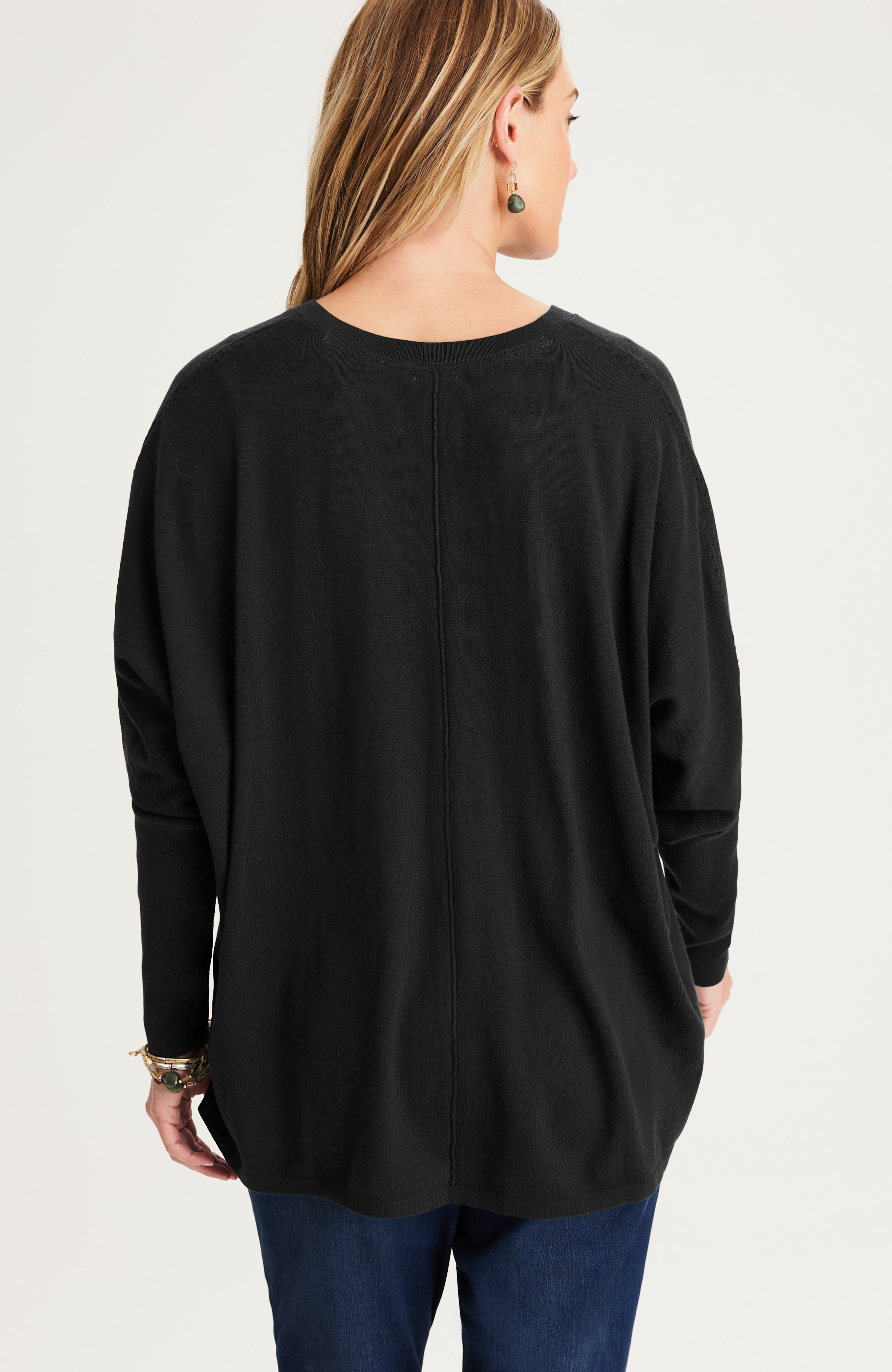 Russeluno B.B. V-NECK PULLOVER サイズ4 Pure Jill Ribbed-Cuffs V-Neck Pullover | JJill