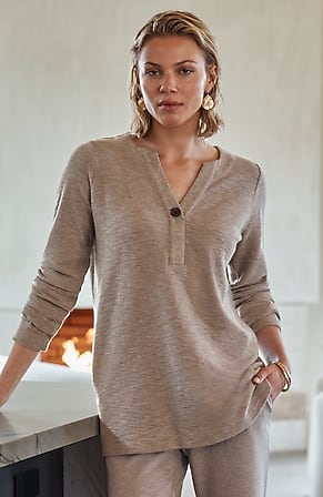 Image for Pure Jill Textured One-Button Top