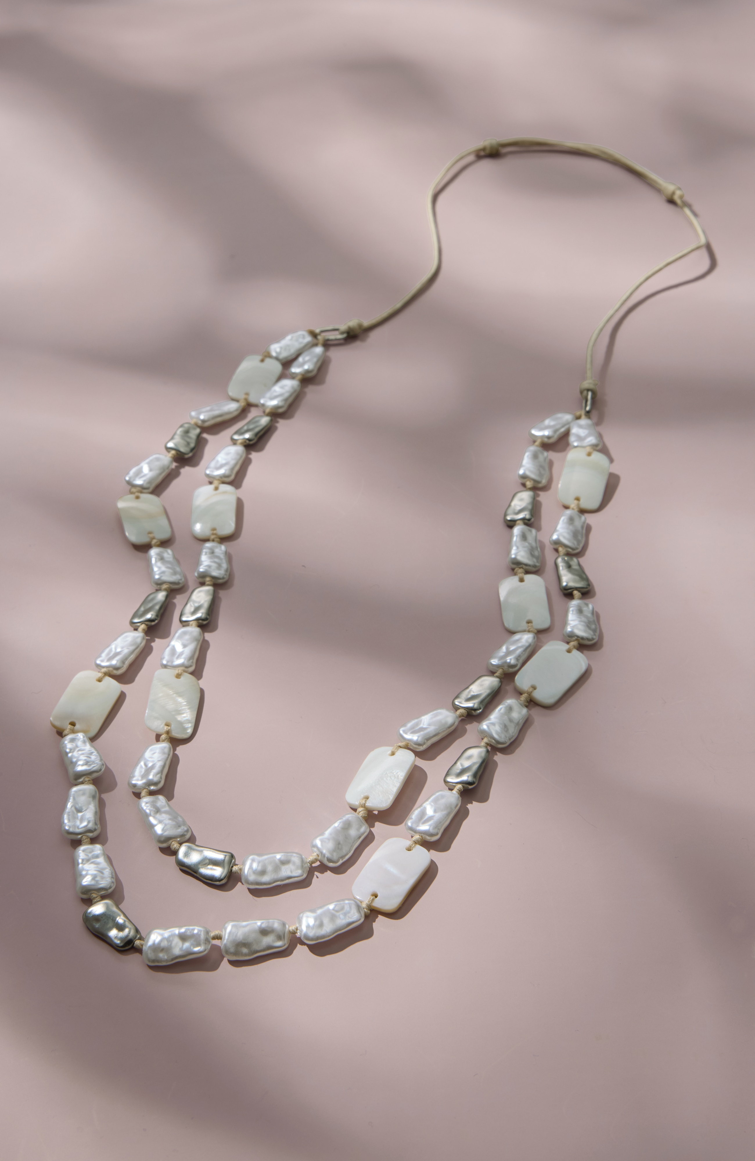 blissful harmony double-strand necklace