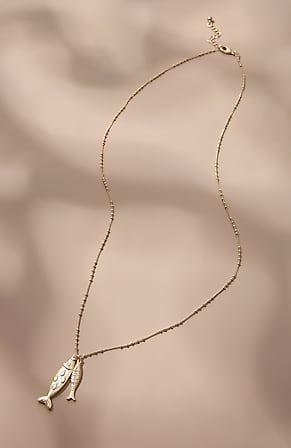 Image for By-The-Sea Fish Pendant Necklace