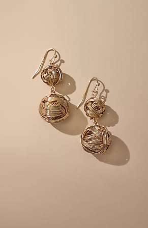 Image for Metal-Wrapped Earrings