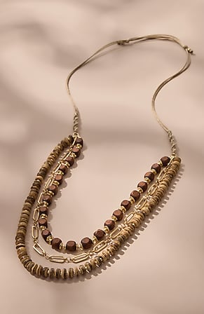 Image for Mixed-Elements Layered Necklace