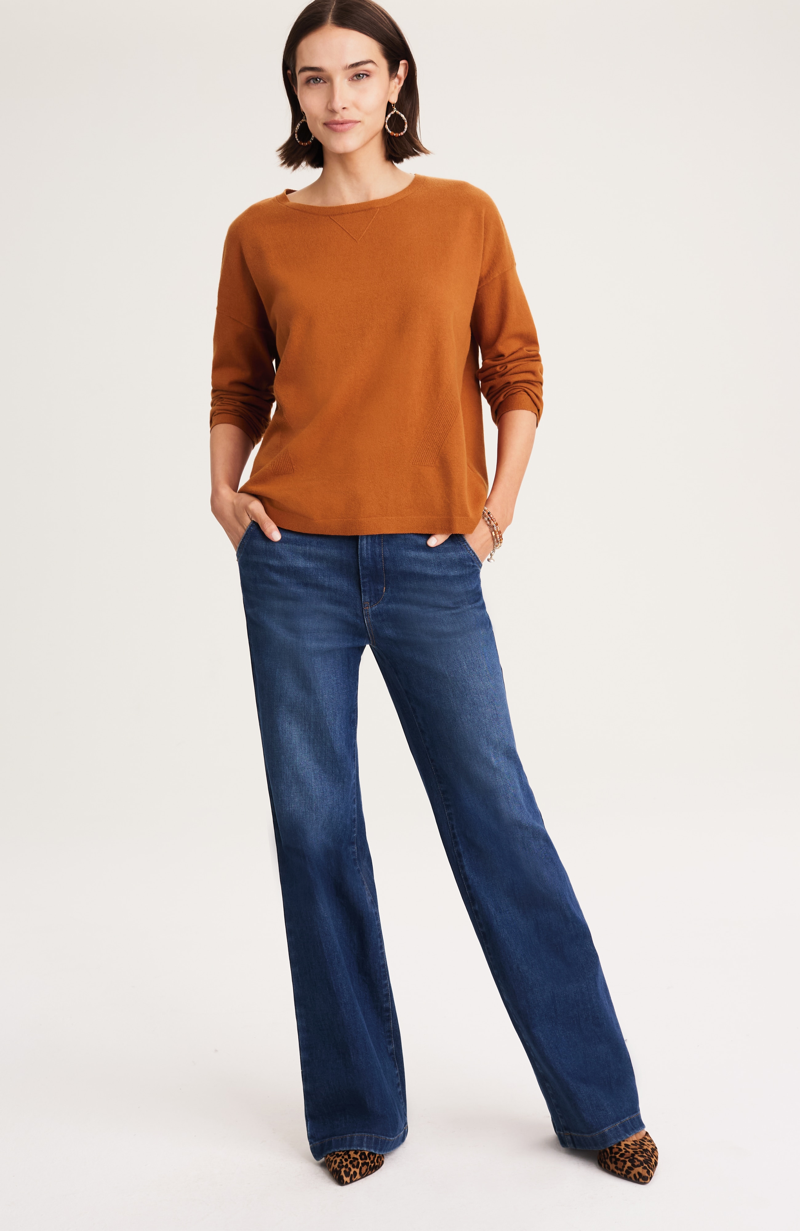 relaxed pullover sweater