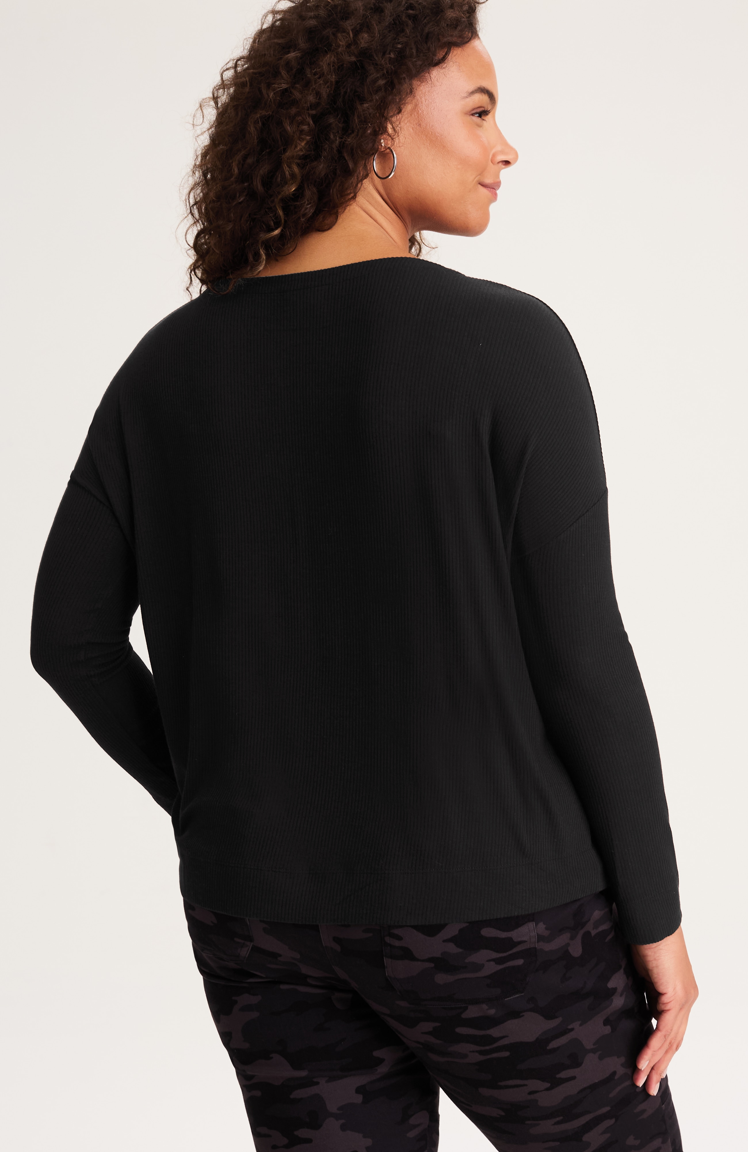 relaxed rib tee