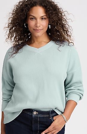 Image for Relaxed Waffle Top